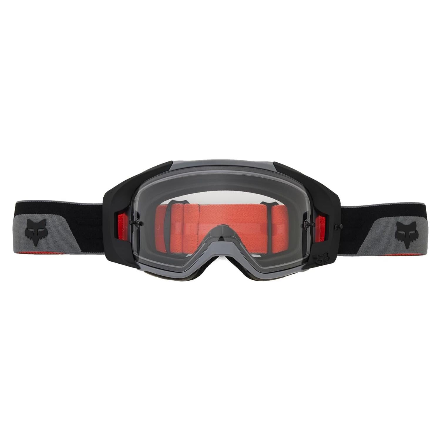 Gafas de motocross Fox Racing Vue X, Negro y Gris, Anti-vaho