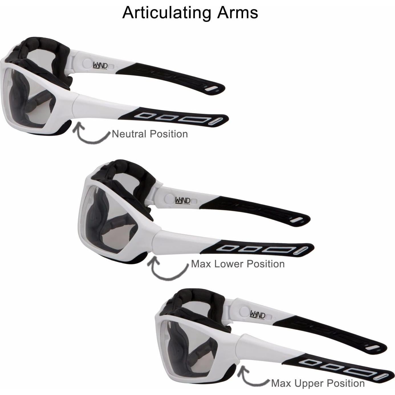 Gafas de sol envolventes WYND Blocker para deportes extremos