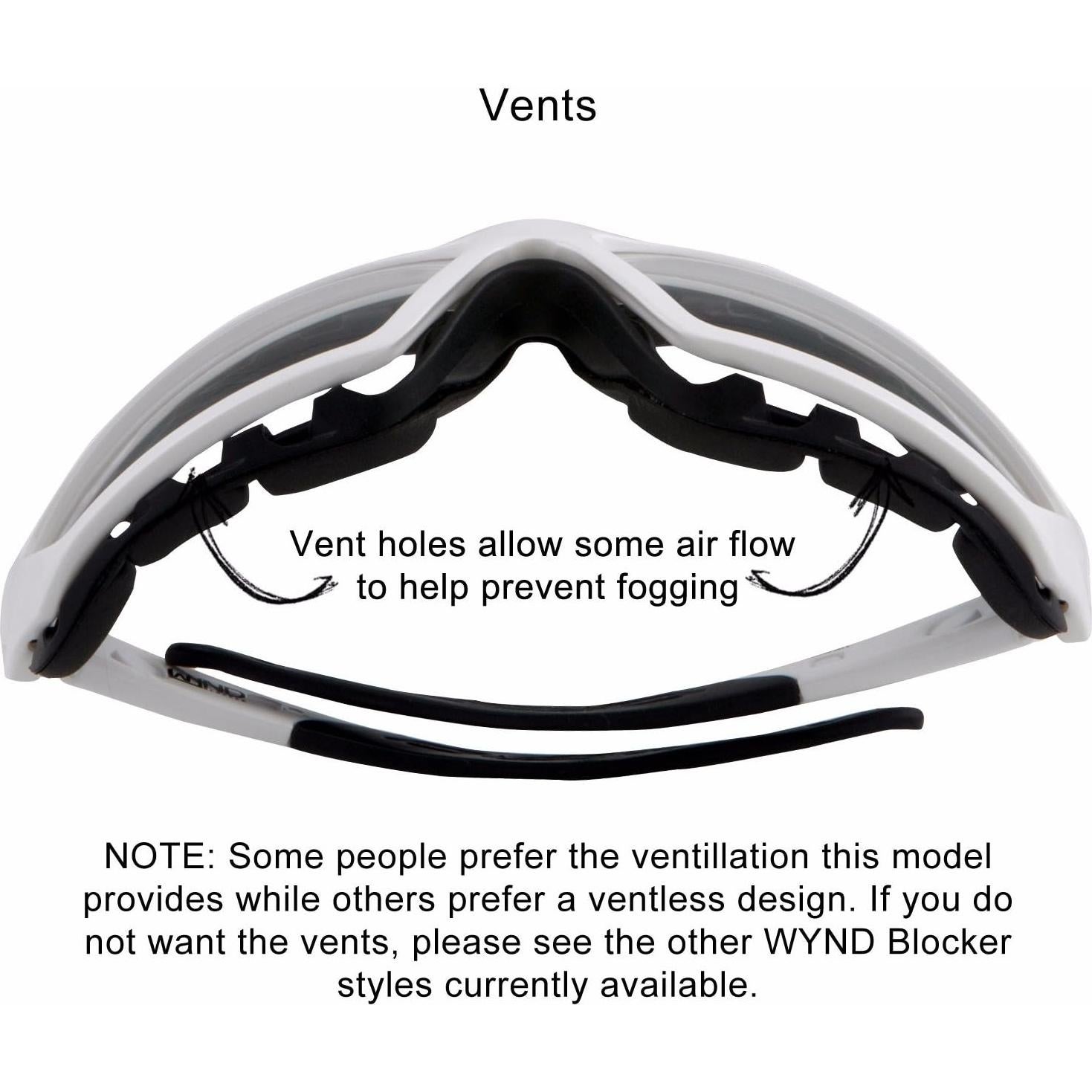 Gafas de sol envolventes WYND Blocker para deportes extremos