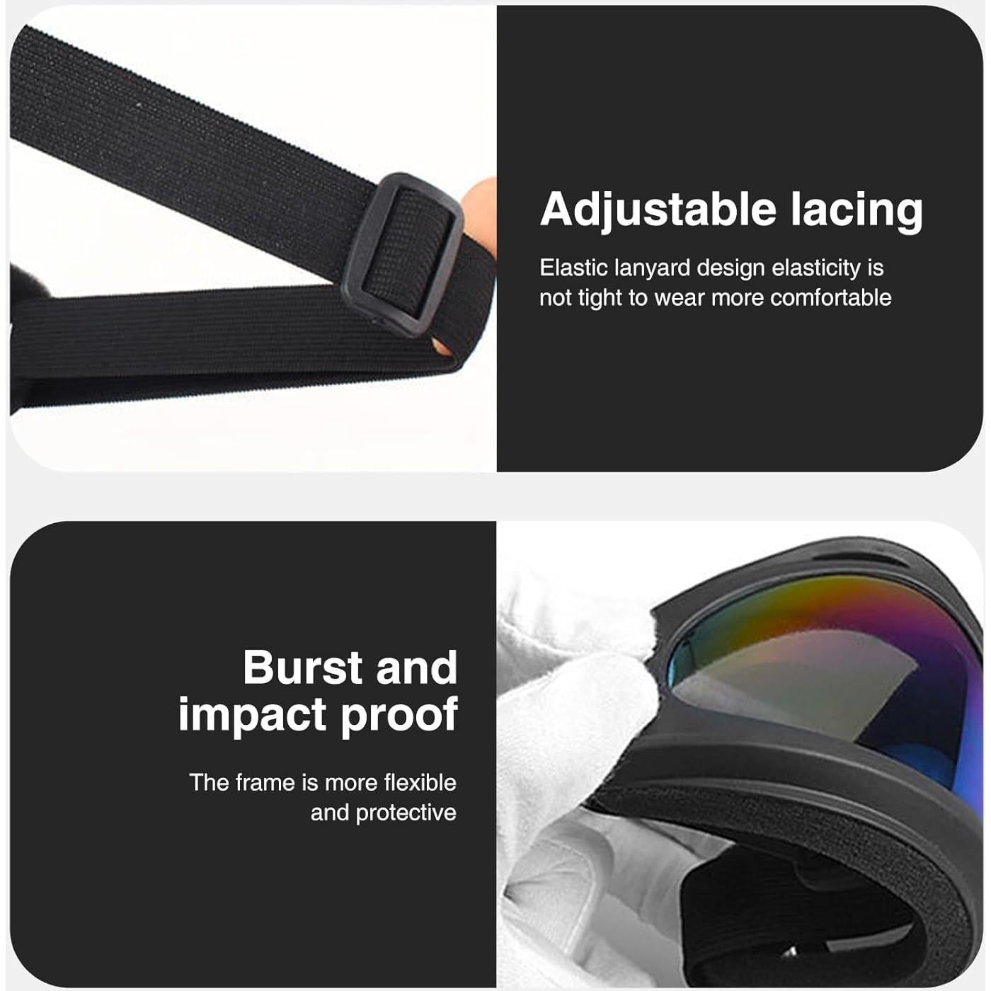 Paquete de 8 Gafas de Esquí y Motocicleta UKG-001 - Unisex