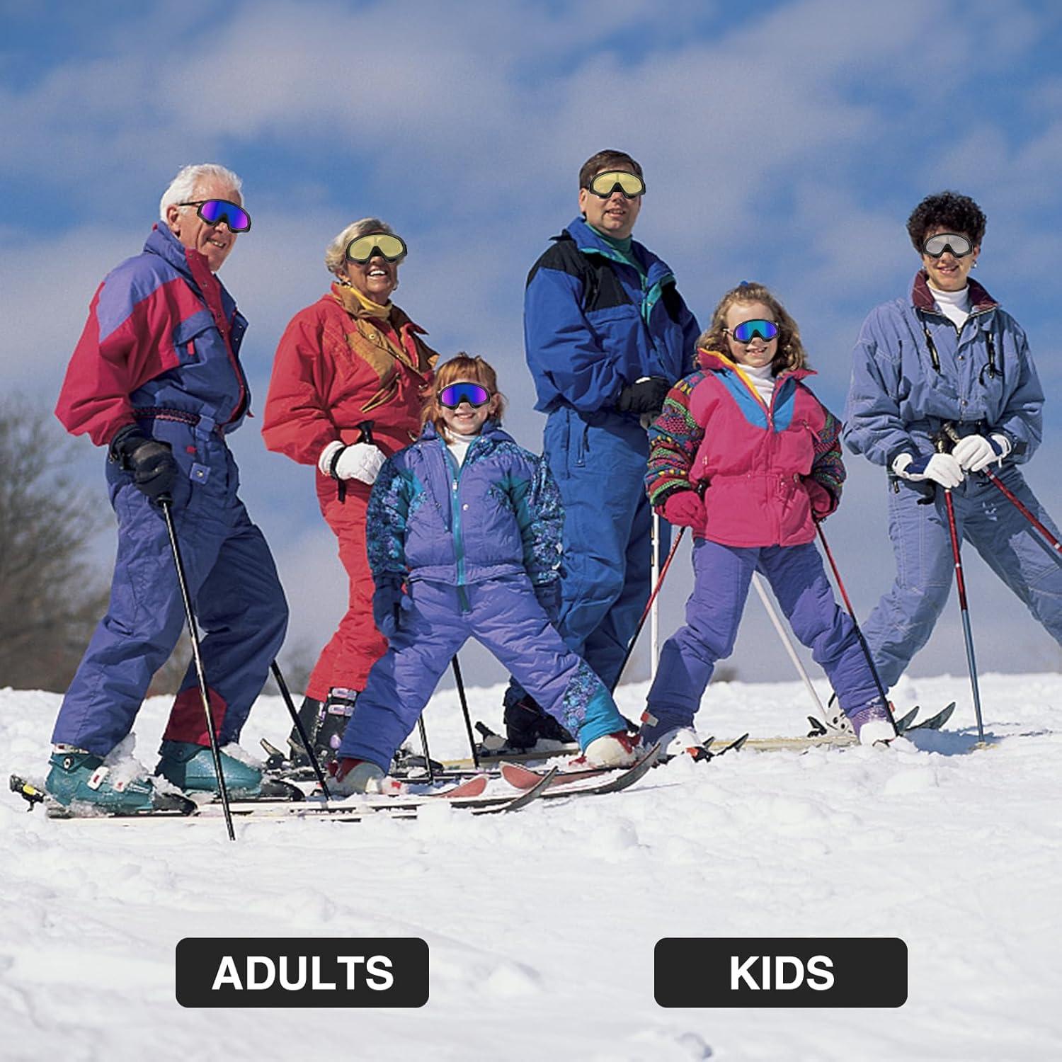 Paquete de 8 Gafas de Esquí y Motocicleta UKG-001 - Unisex