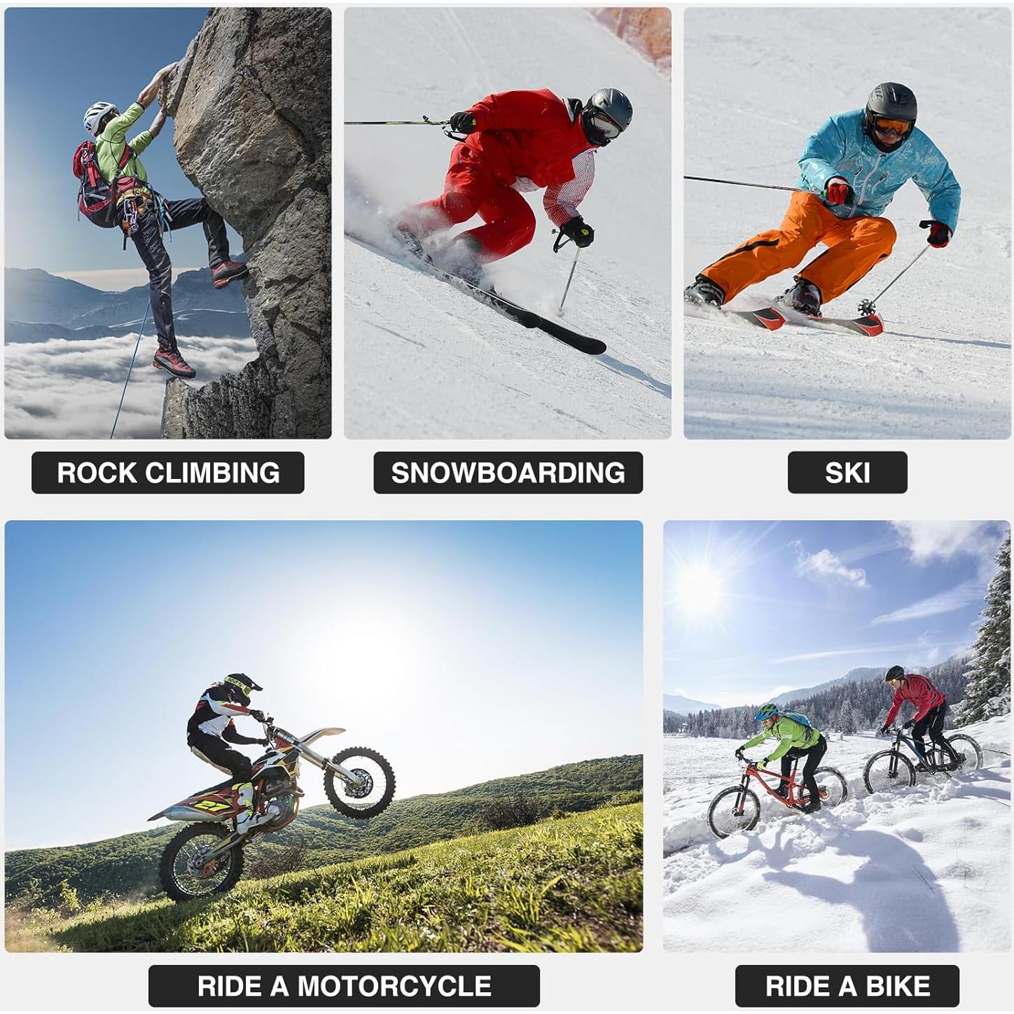 Paquete de 8 Gafas de Esquí y Motocicleta UKG-001 - Unisex