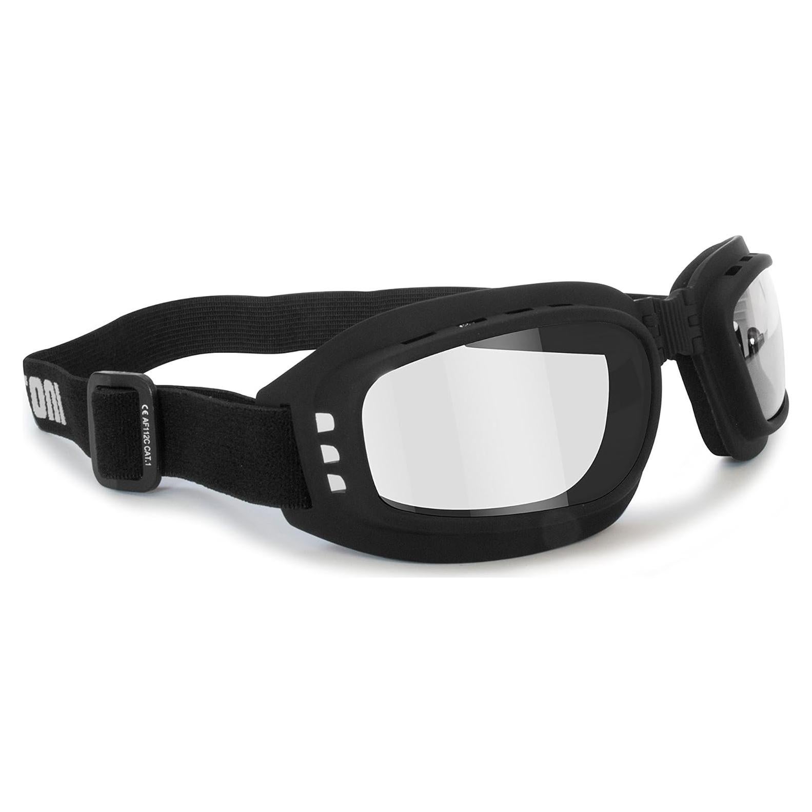 Gafas de Moto Bertoni 112 con Lentes Fotoquímicas Antivaho