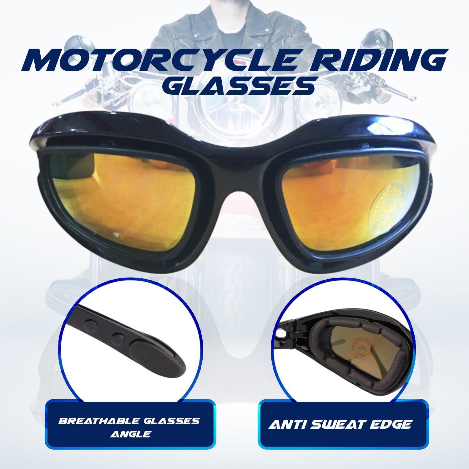 Kit de Gafas de Motocicleta Get Lost - 4 Lentes Polarizados