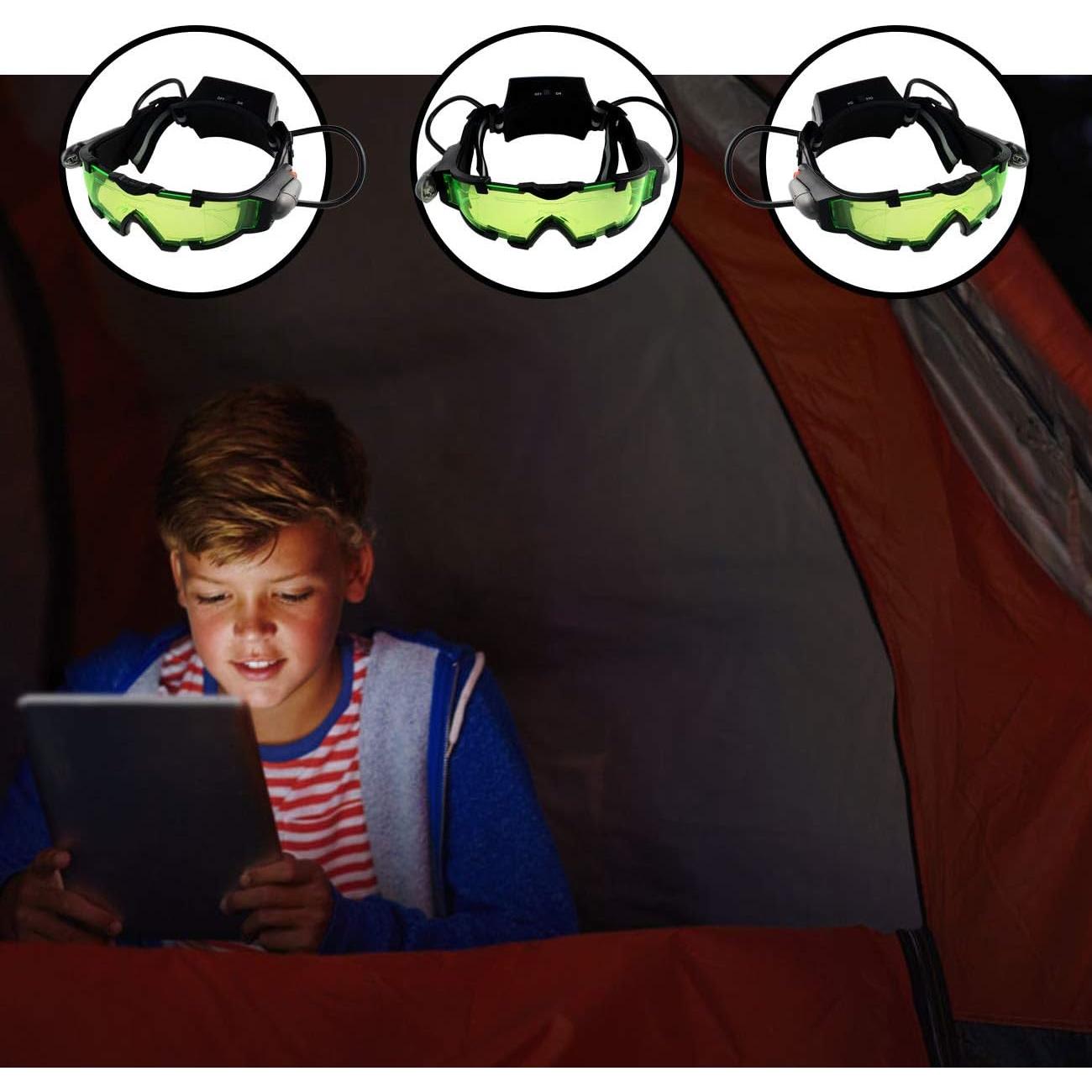 Gafas de Visión Nocturna Yolyoo para Niños con LED Verde