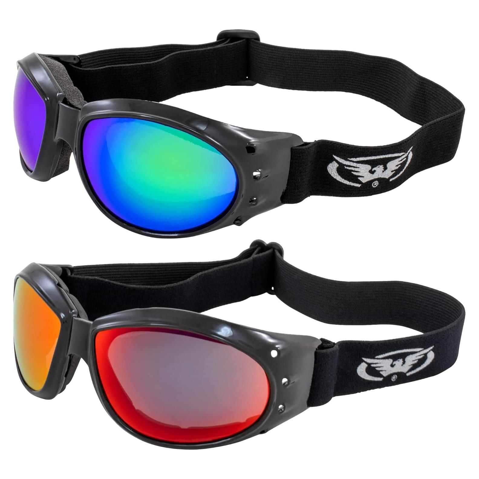 Gafas de Motocicleta Global Vision Eliminator 2 Pares Negro