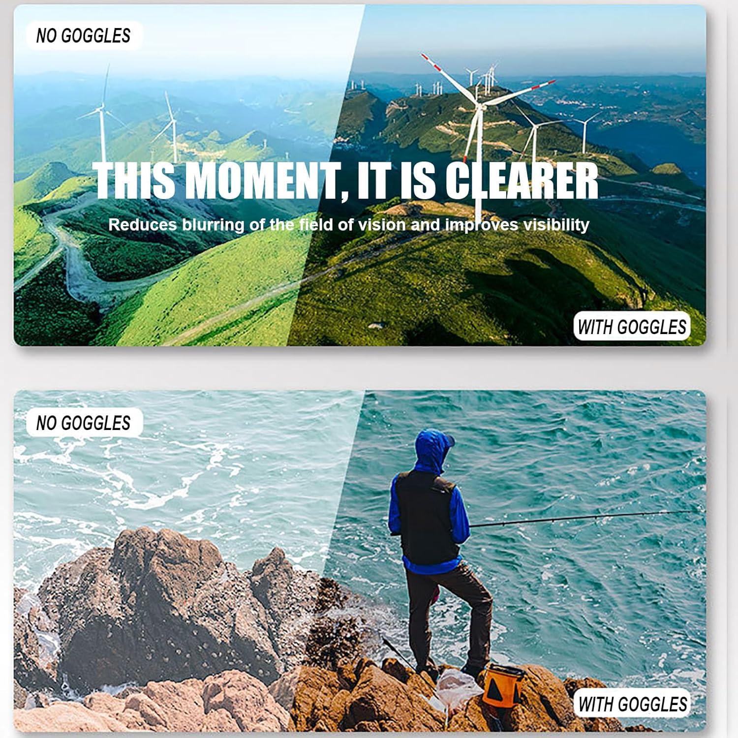 Gafas de Ciclismo Immoono con Bufandas Faciales - 2 Pcs