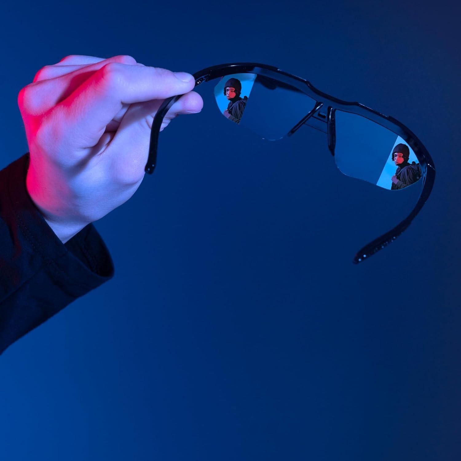 Gafas de Sol Espía SpyX con Espejo Retrovisor 12.7x15.2 cm