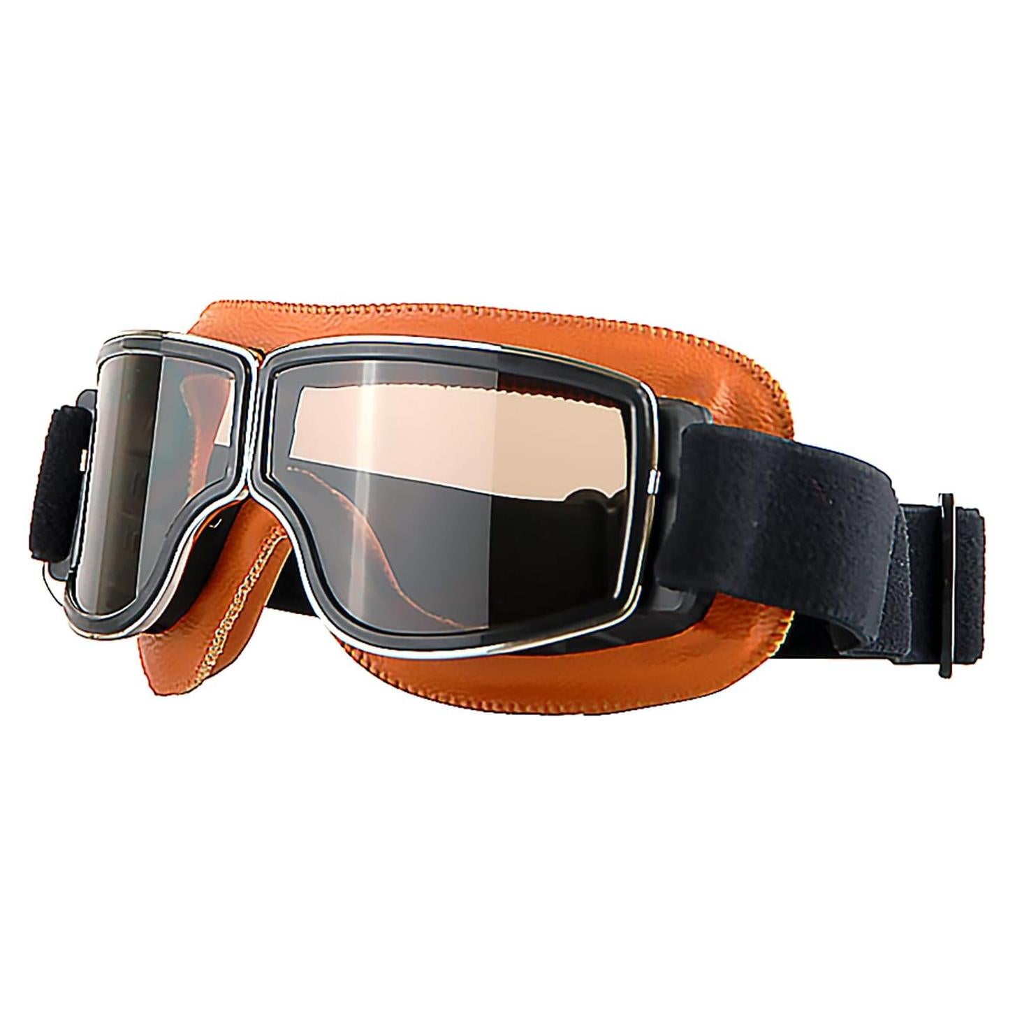 Gafas de Motocicleta Vintage Power Gear GK-631 Lente Ahumada
