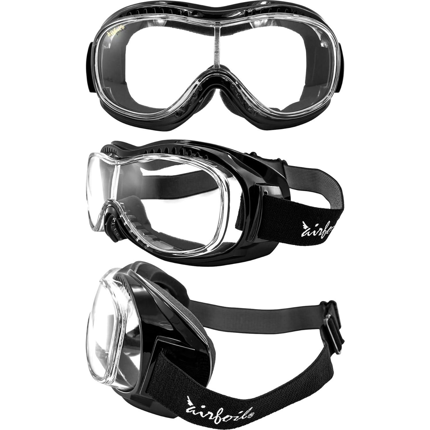 Gafas de sol Pacific Coast Airfoil negras con lente antiempañante UV400