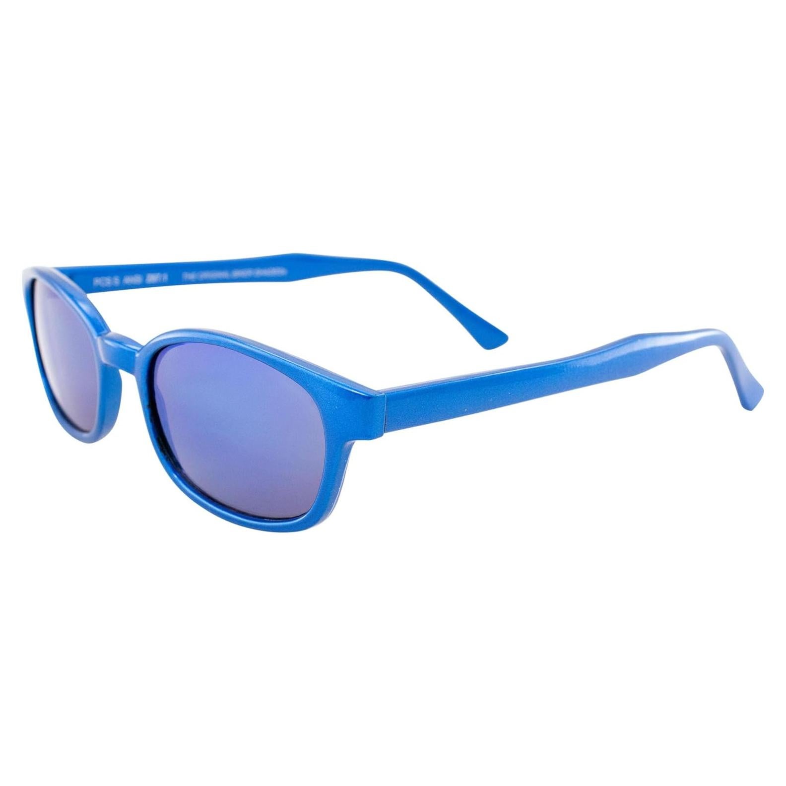 Gafas de Motocicleta KD's PCSUN Azul Hielo Lentes Espejo