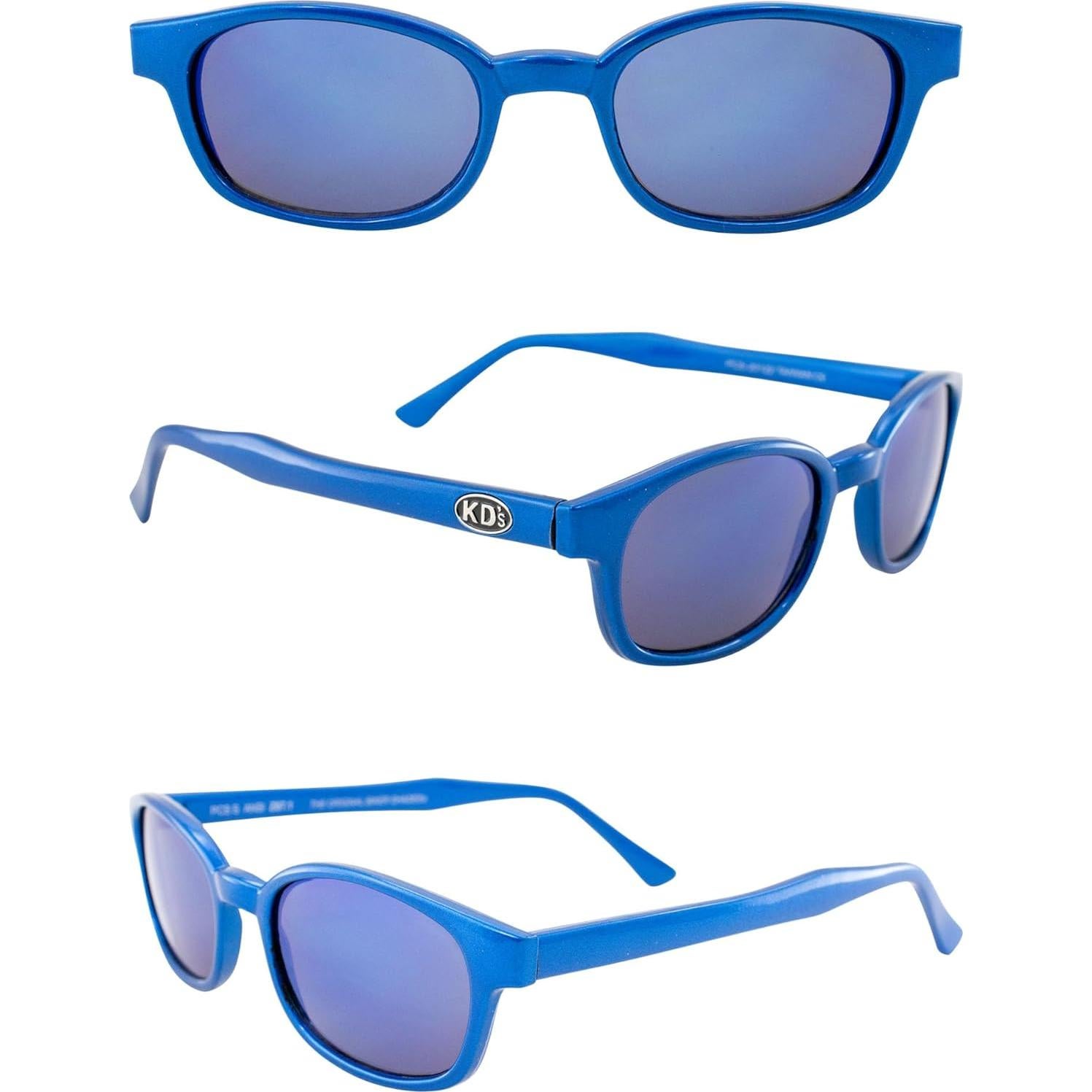 Gafas de Motocicleta KD's PCSUN Azul Hielo Lentes Espejo