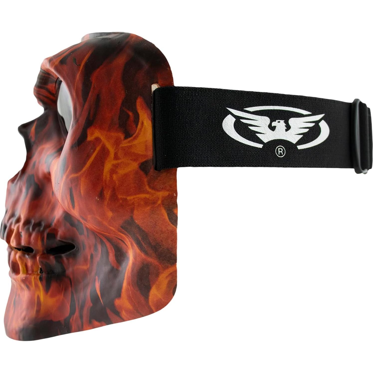 Gafas de Motocicleta Global Vision Calavera con Lentes Ahumados