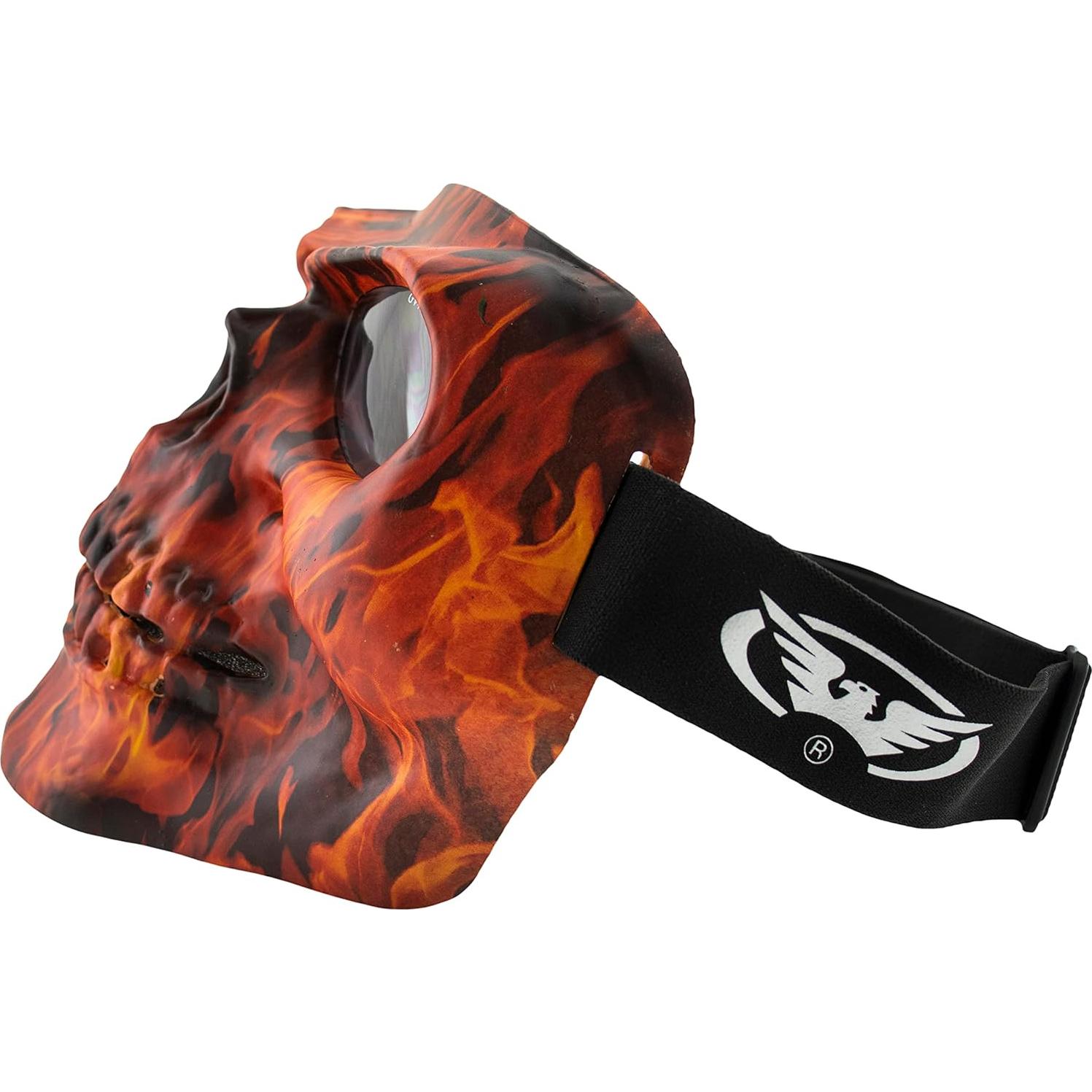 Gafas de Motocicleta Global Vision Calavera con Lentes Ahumados