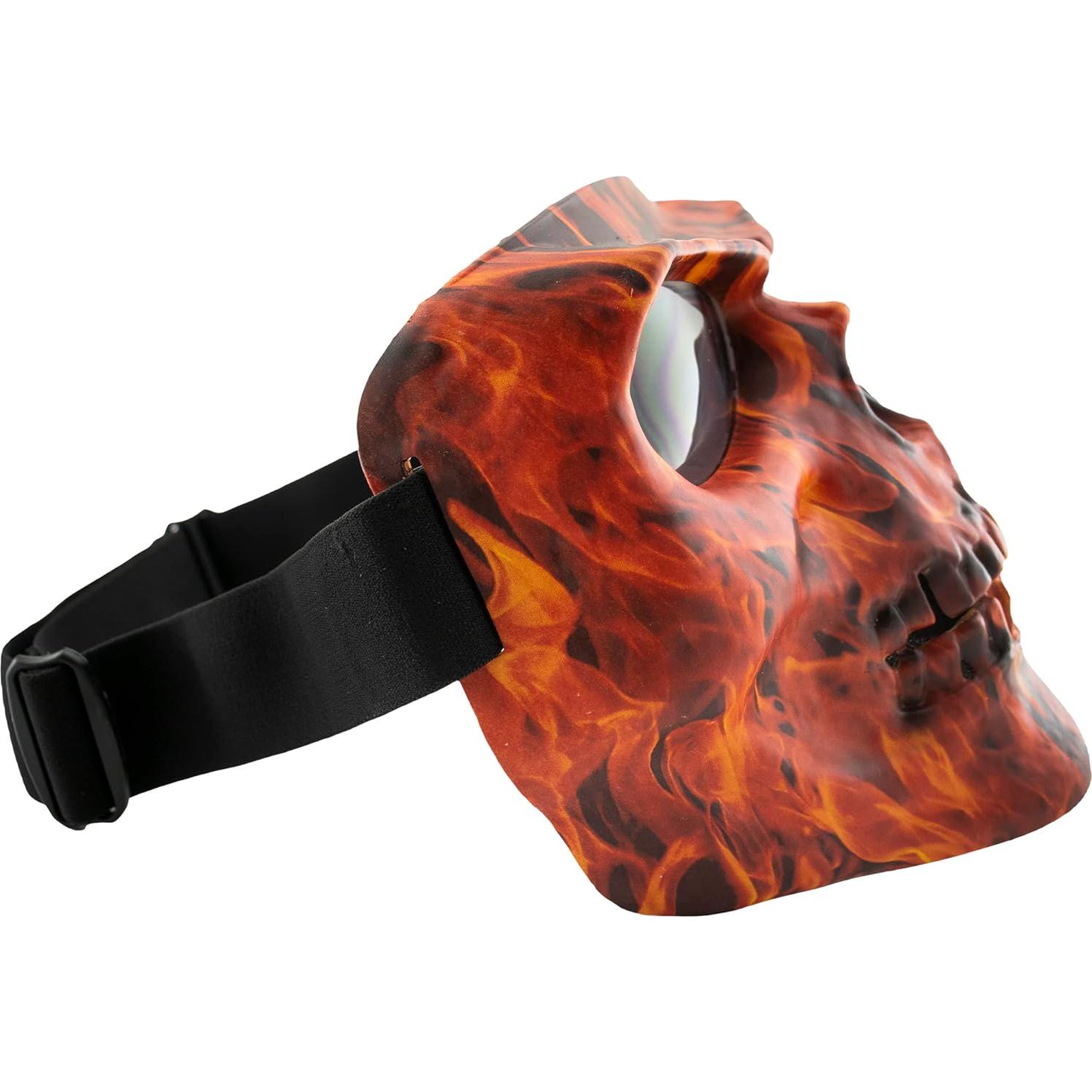 Gafas de Motocicleta Global Vision Calavera con Lentes Ahumados