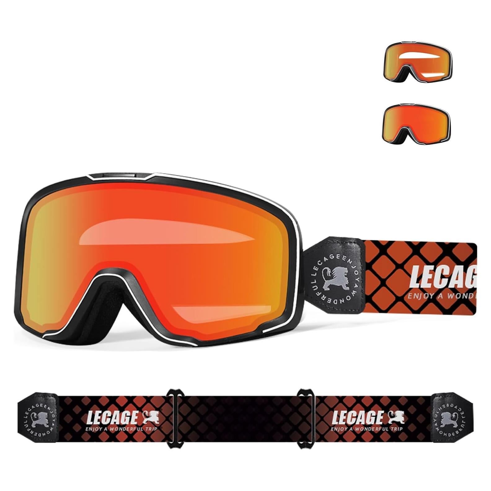 Photochromic Motorcycle Goggles Impact Resistance for Men Women UV400 Motorcycle Riding Glasses Anti-fog Cycling