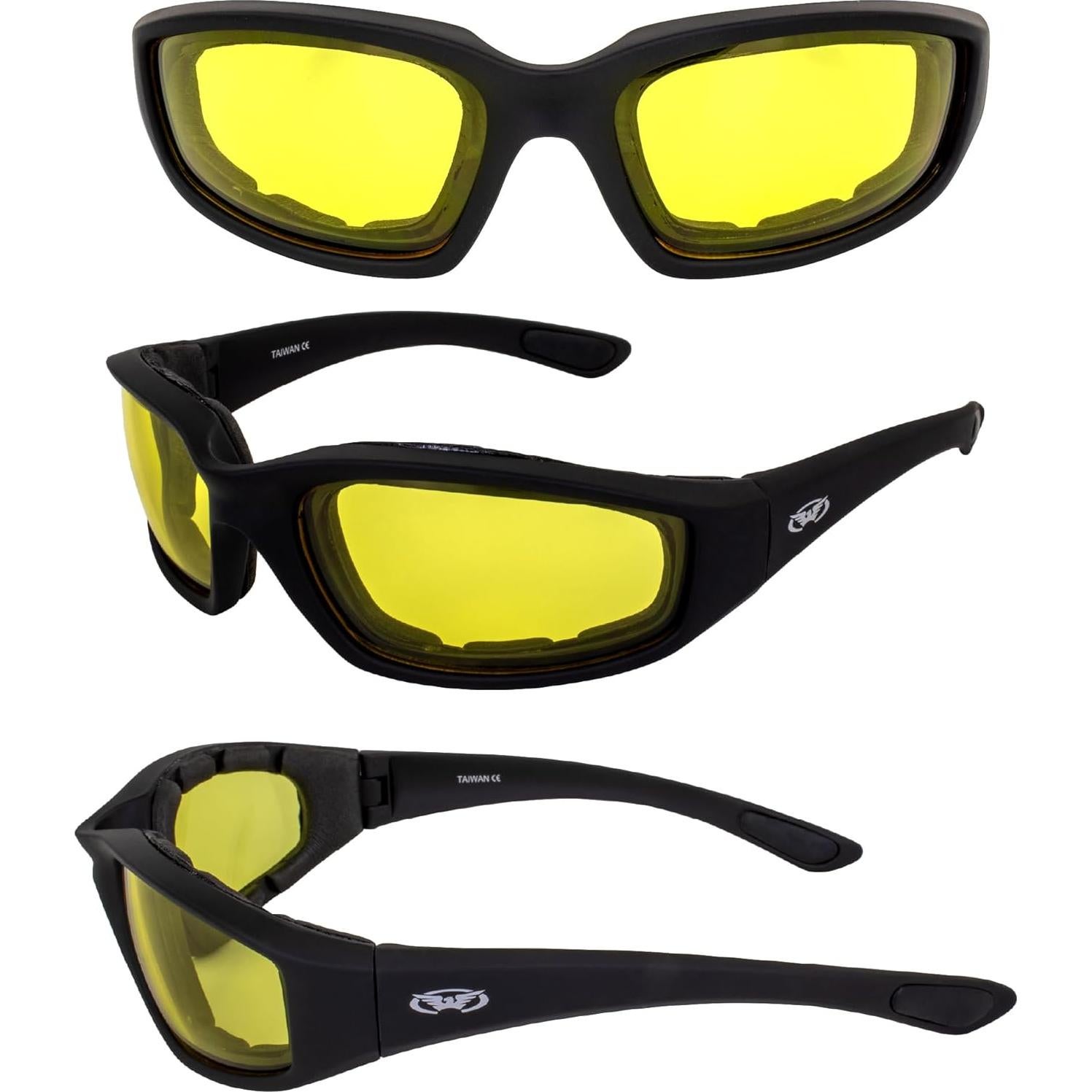 Gafas de Sol Global Vision Kickback Photochromic Unisex - Tinte Amarillo a Ahumado