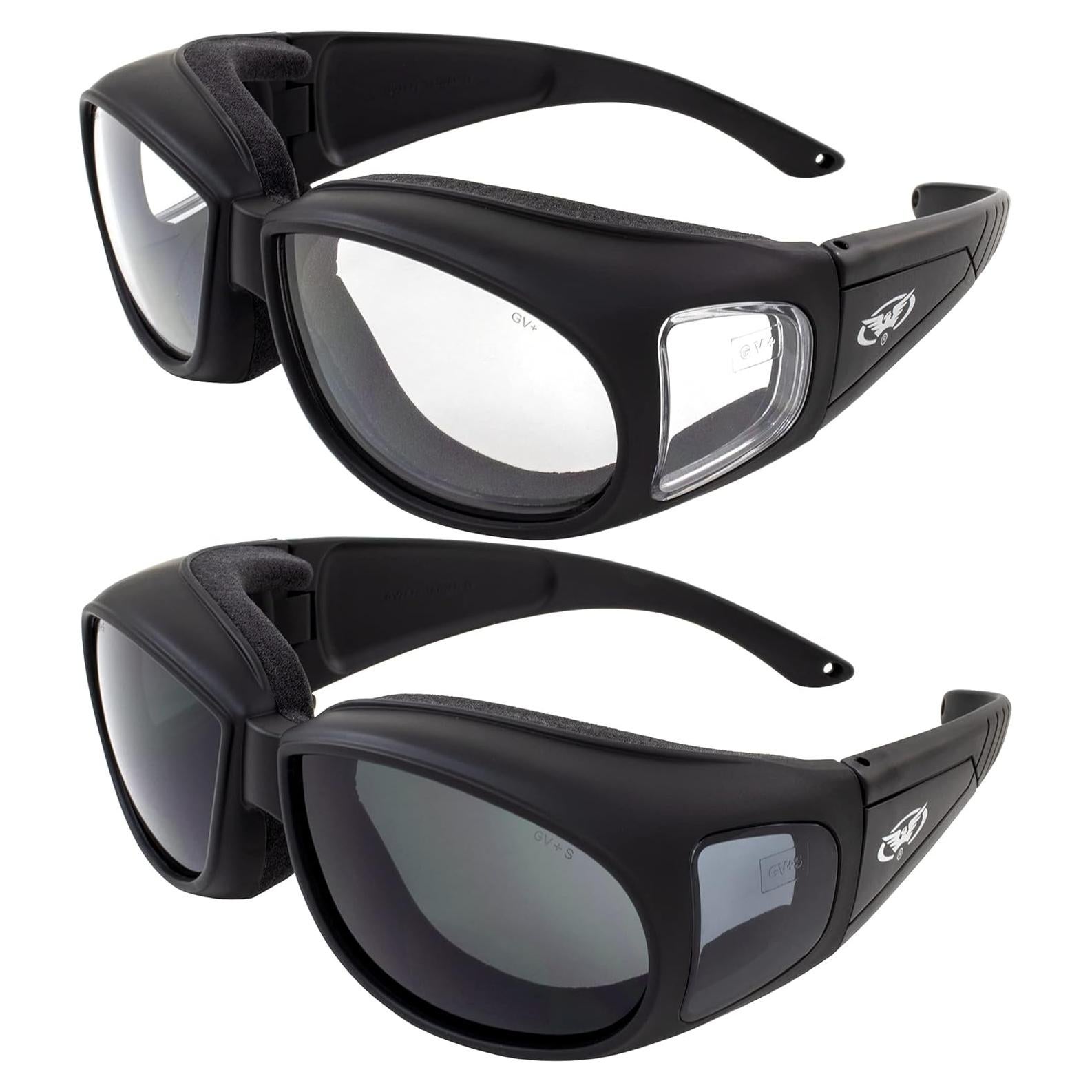 Gafas de Sol de Seguridad Global Vision para Motocicleta 2-Pack