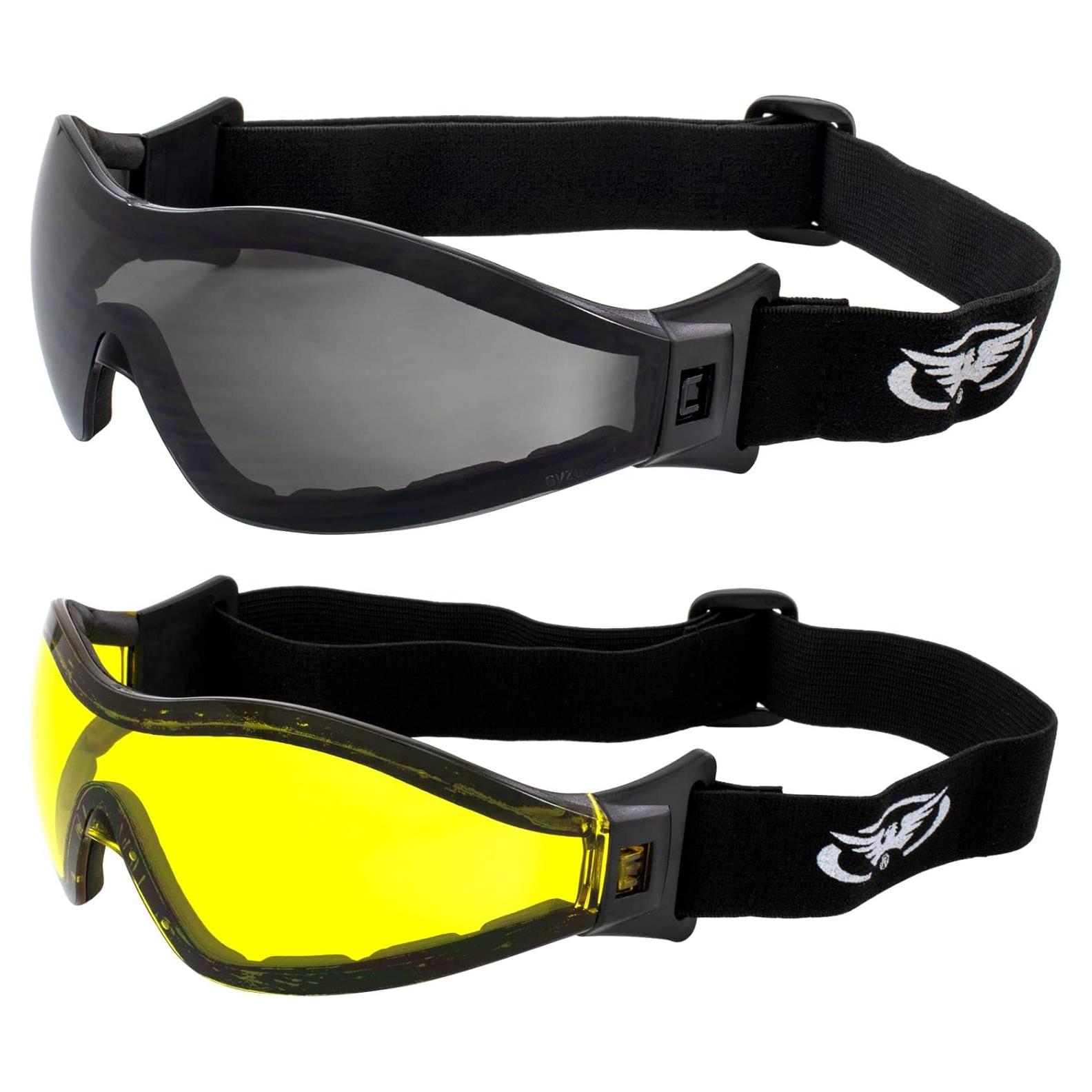 Gafas de Motocicleta y Paracaidismo Global Vision Z-33 2 Pares