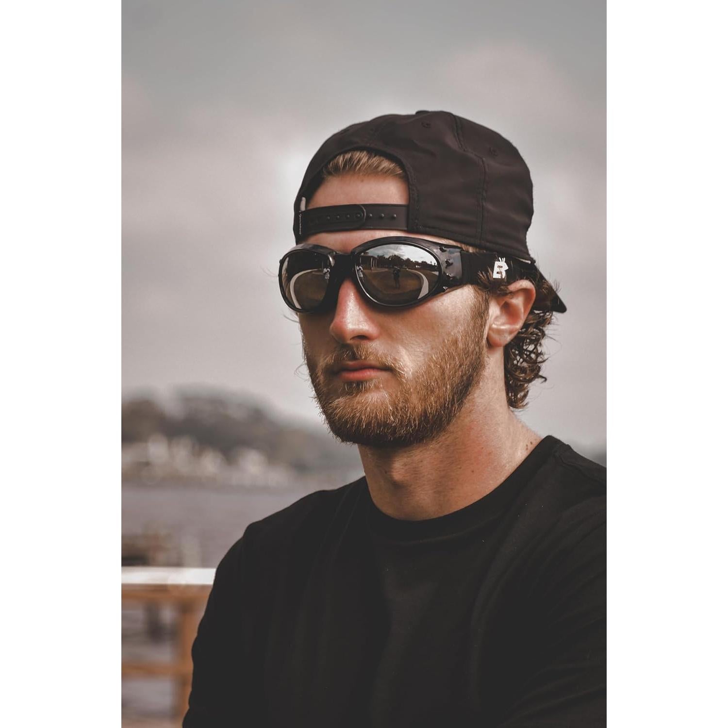 Gafas de sol Birdz Eagle Red Baron 2-Pack con lentes claros y ahumados