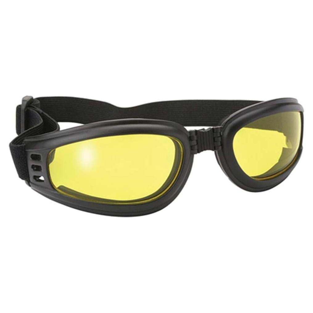 Gafas de Sol Plegables Pacific Coast Unisex Negro Amarillo