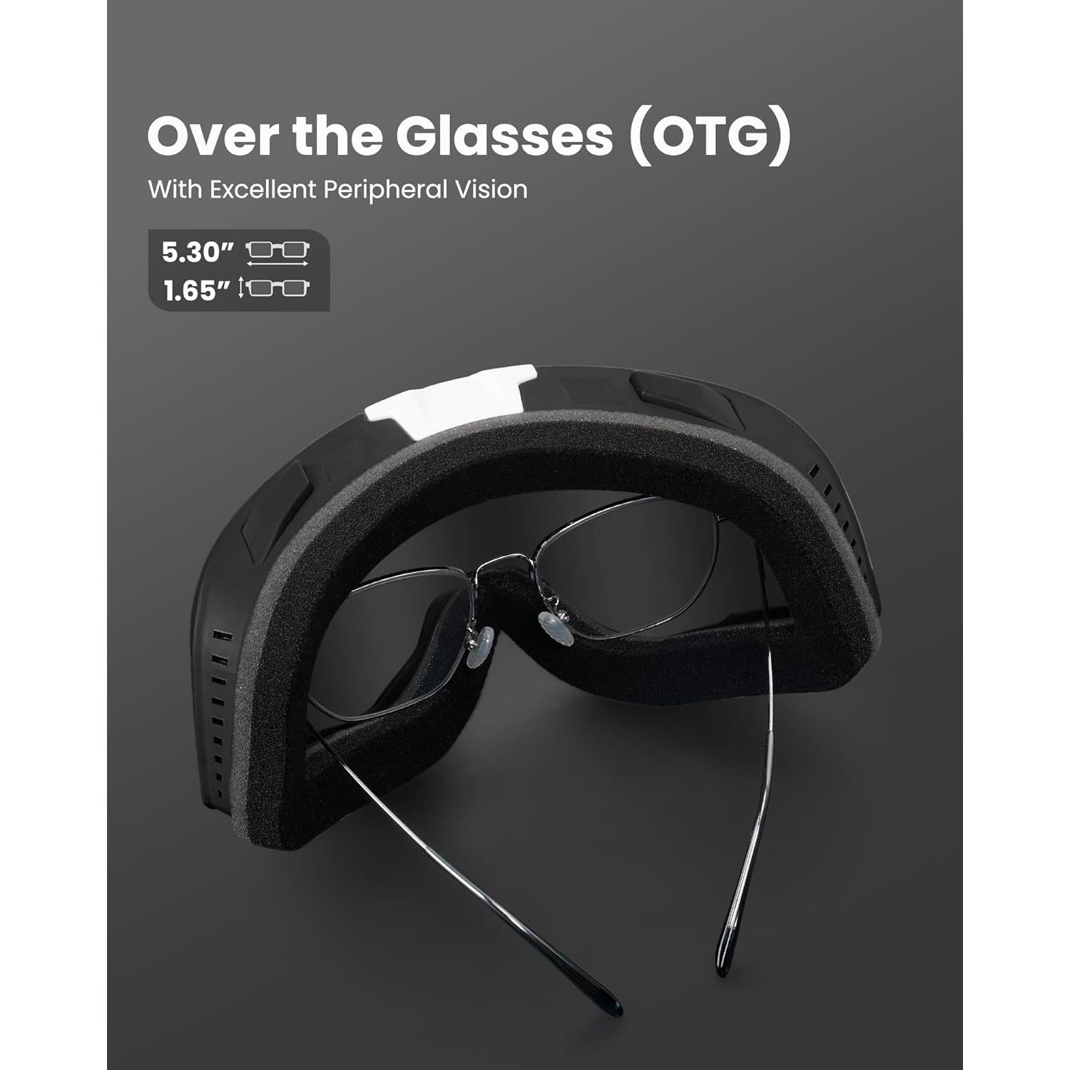 Gafas de Moto OutdoorMaster Tern - Lentes HD Anti-vaho