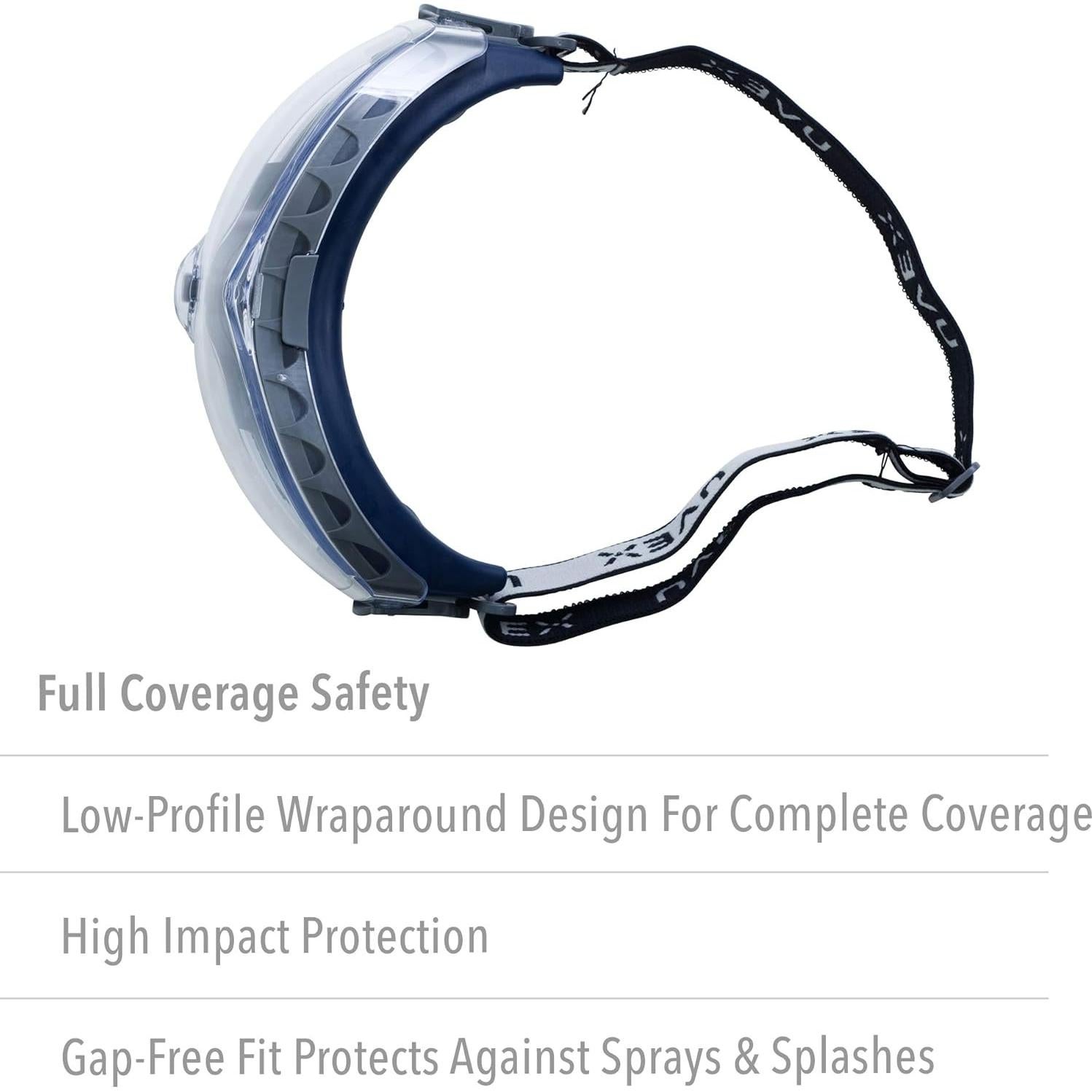 Gafas de Seguridad Uvex Stealth OTG con Lente Clara HydroShield