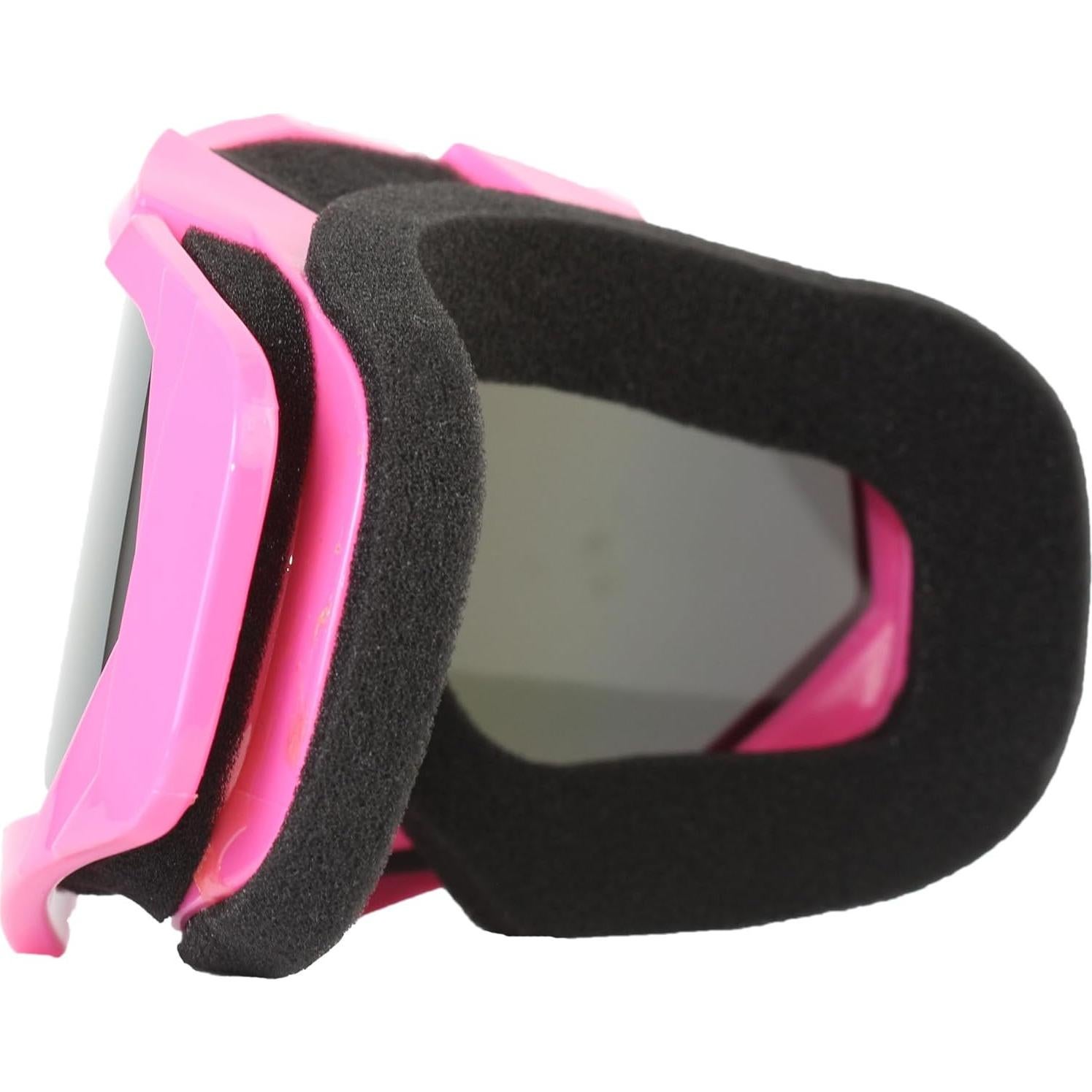 Gafas de Moto Broyeur Unisex con Protección UV y Correa Ajustable
