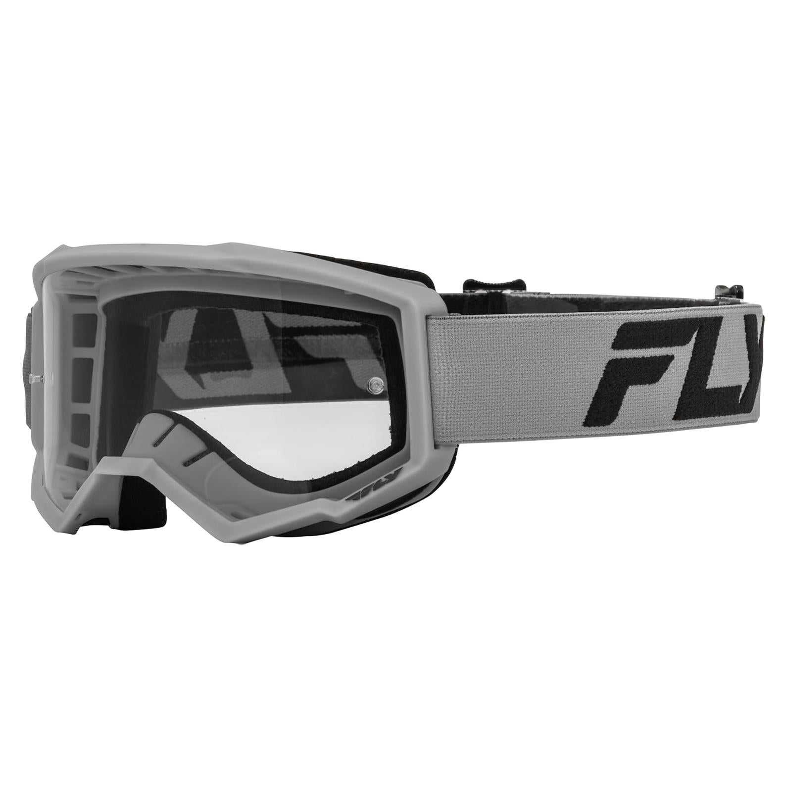 Gafas de Motocross FLY RACING Adulto Focus Plata/Carbón