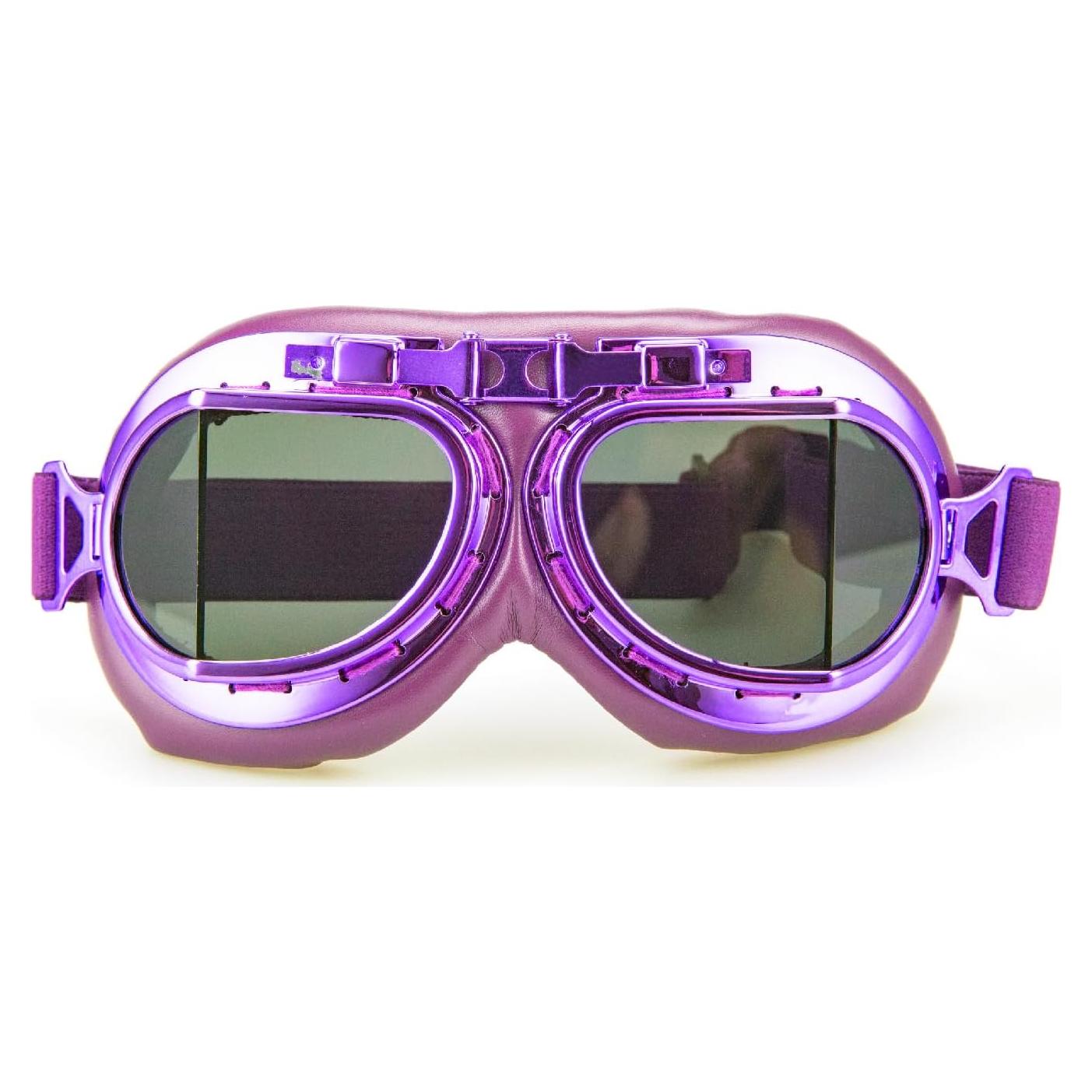 Gafas de piloto vintage CRG Sports T08 moradas UV 100%