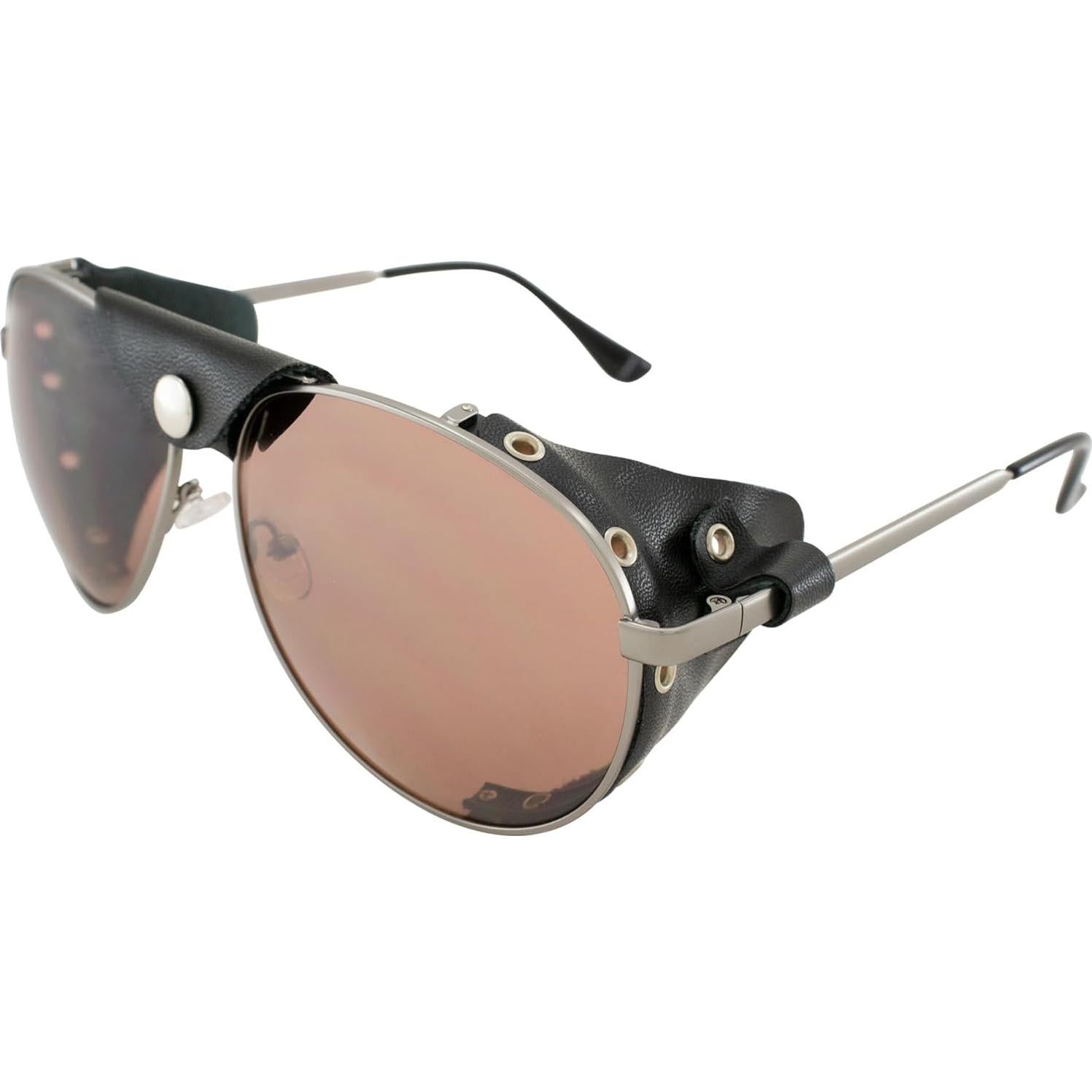 Gafas de sol de motocicleta Global Vision Aviador-3 con protectores