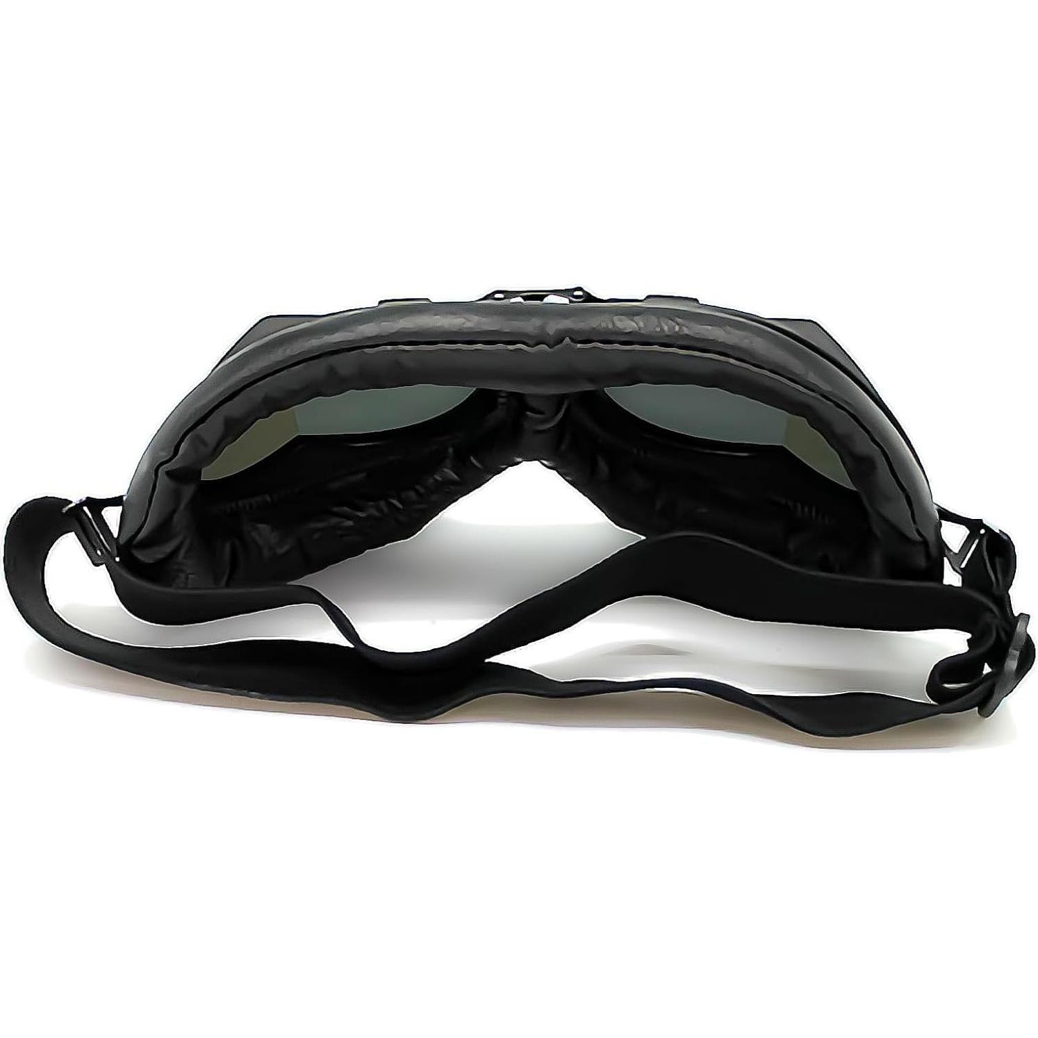 Gafas de Motocicleta 1Storm GK_T10 Vintage Plegables con Lente Clara