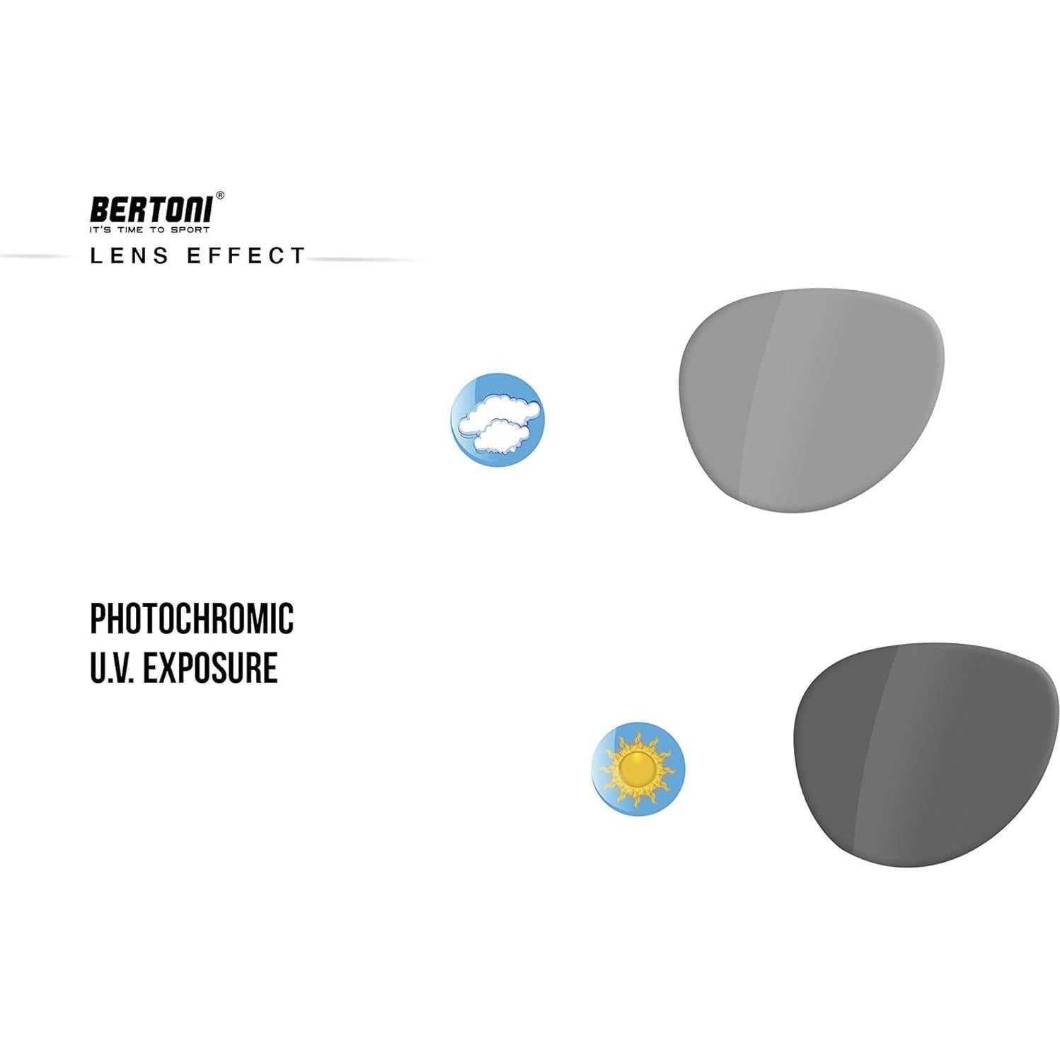 Gafas de sol polarizadas Bertoni Glacier para trekking y esquí