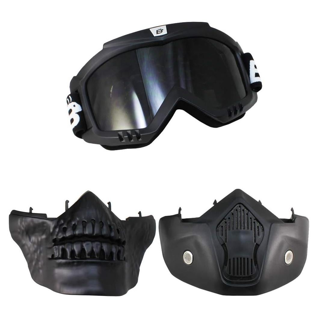 Gafas de Motociclismo Birdz Skylark con Máscara Calavera