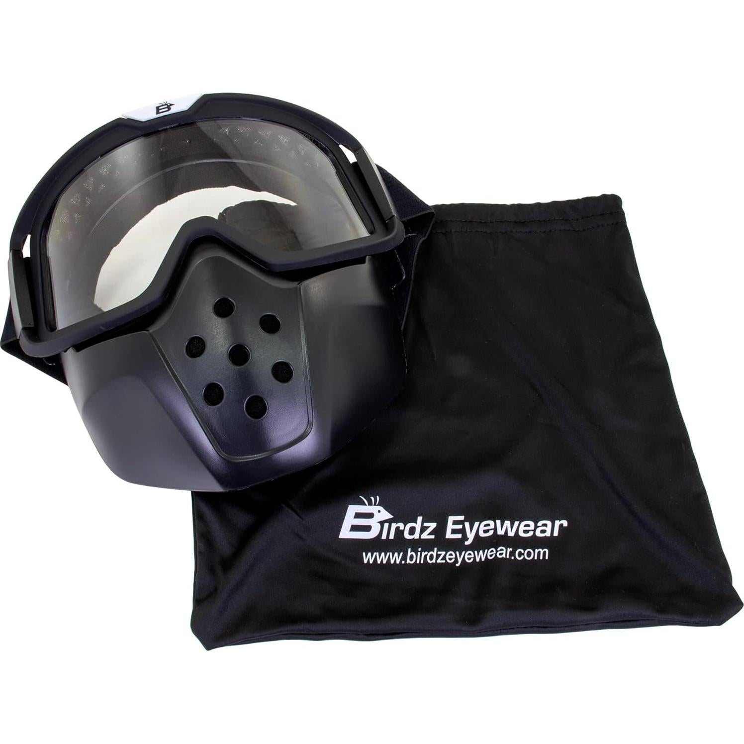 Gafas de sol Birdz Pelican para motociclismo con máscara