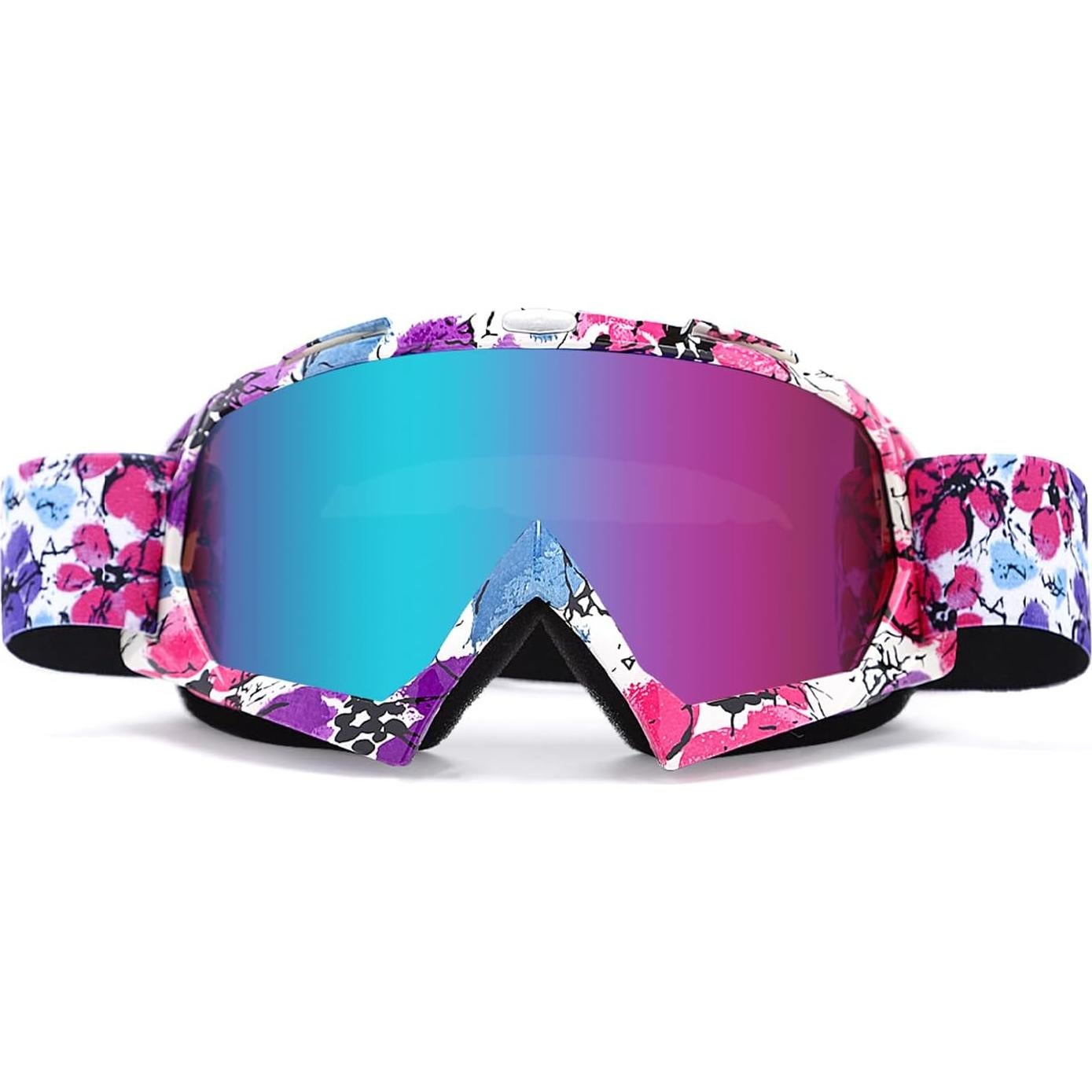 Gafas de Motocross Beyisi UV400 Rosa Púrpura Antideslizantes