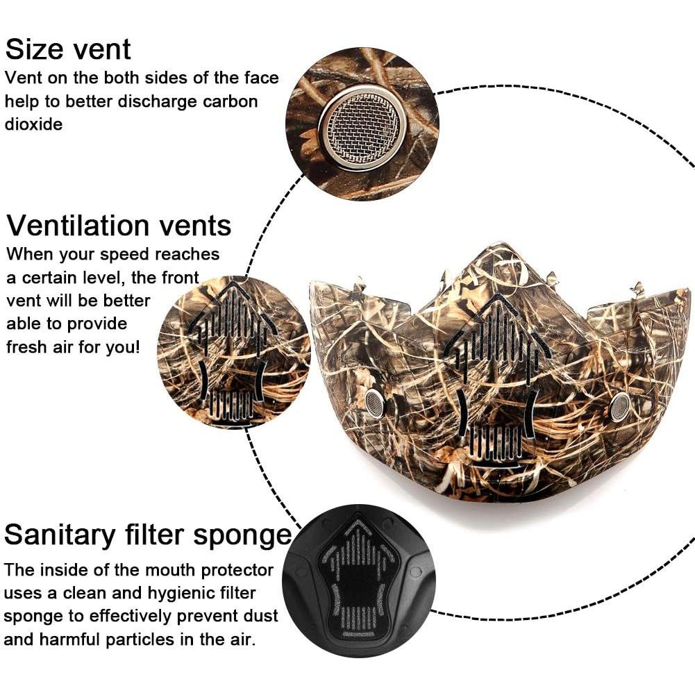 Gafas de Motocicleta SPOSUNE con Máscara Desmontable UV400