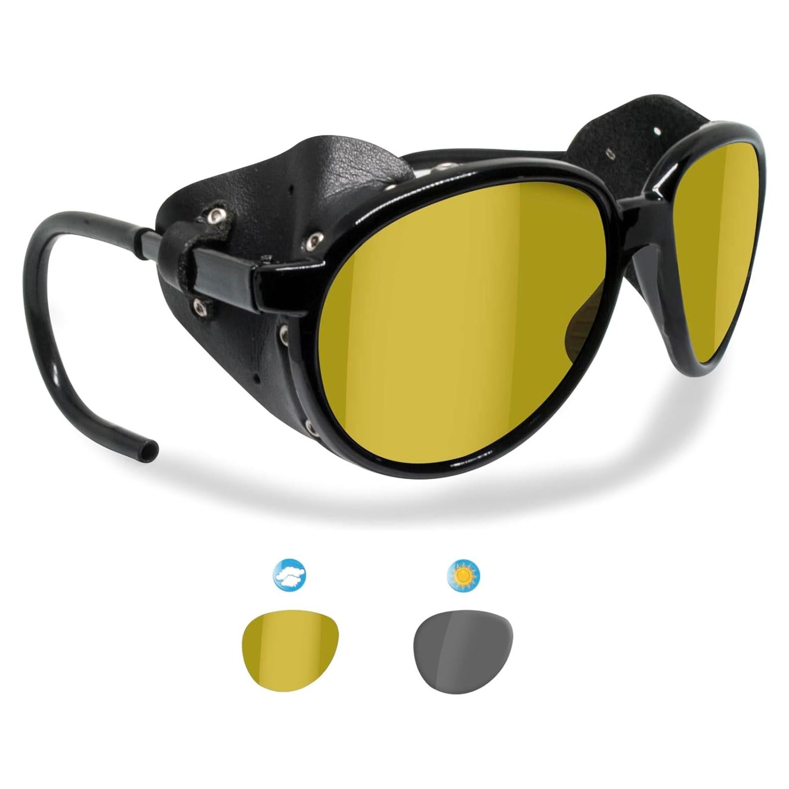 Gafas de Sol Polarizadas Bertoni Glacier Fotocromáticas Amarillas