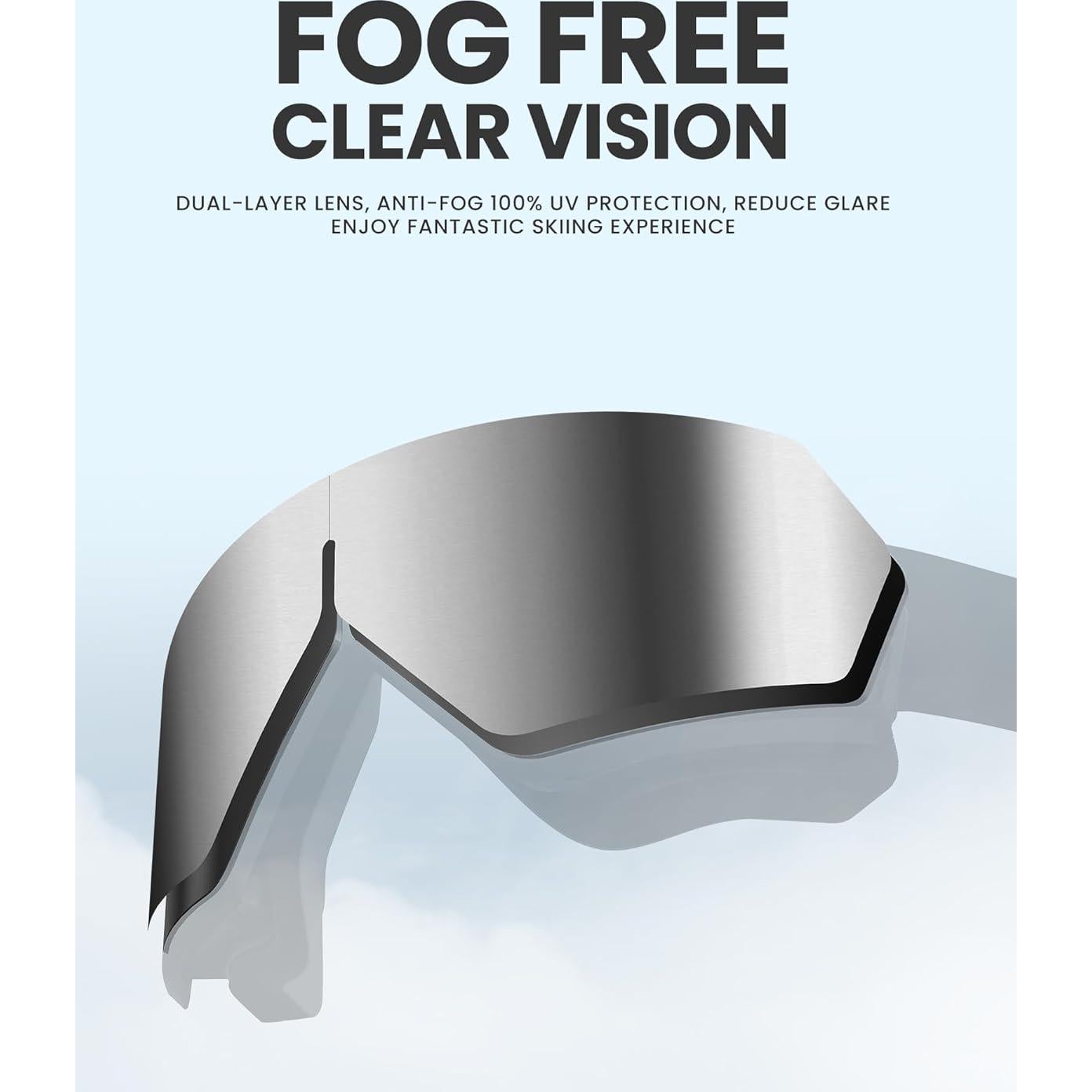 Gafas de Moto OutdoorMaster Seagull Plegables UV400 para Adultos