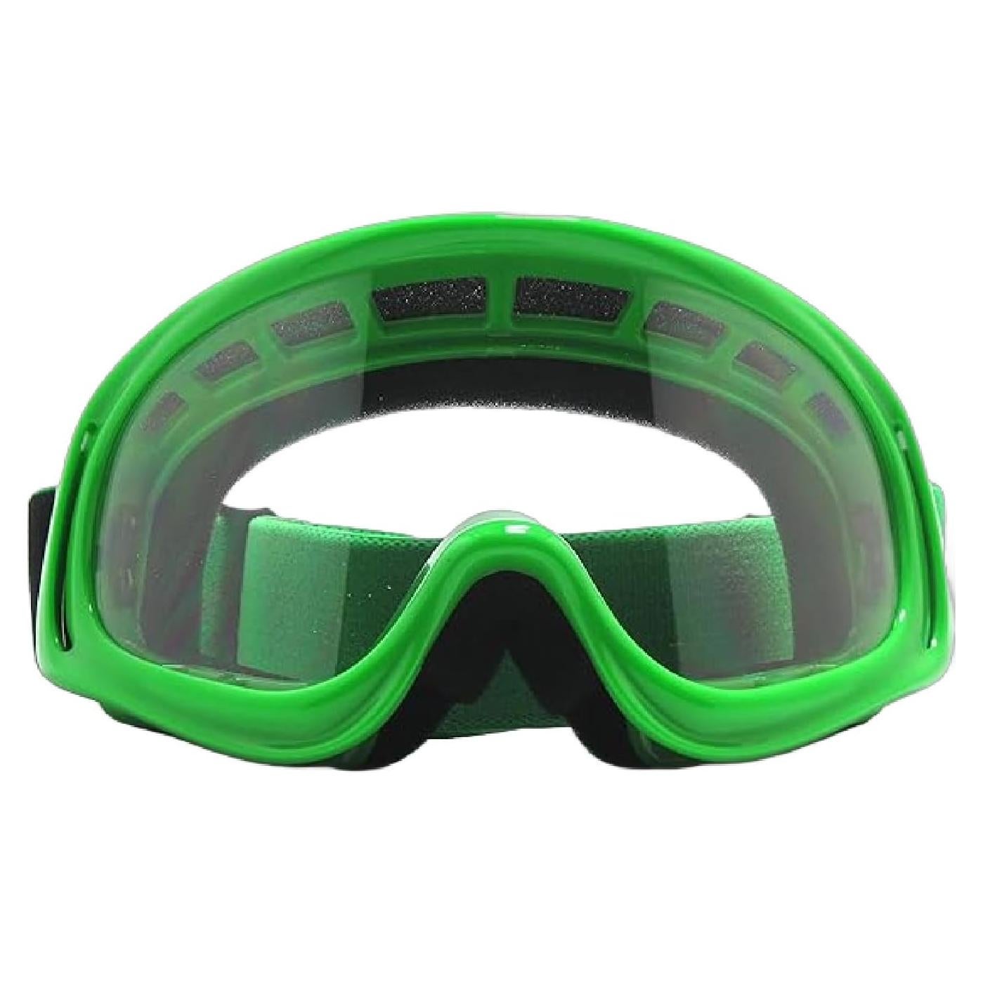 Gafas de Motociclismo CRG Sports Lente Transparente Verde