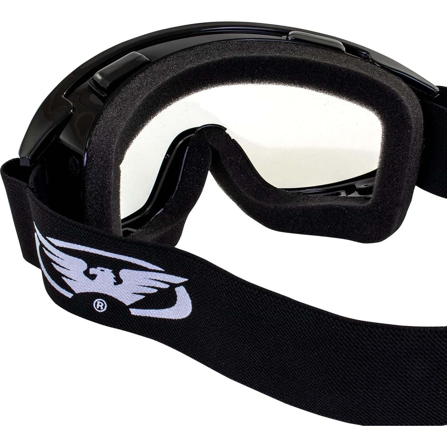 Gafas de Motocicleta Global Vision Acolchadas 2 Pares UV400