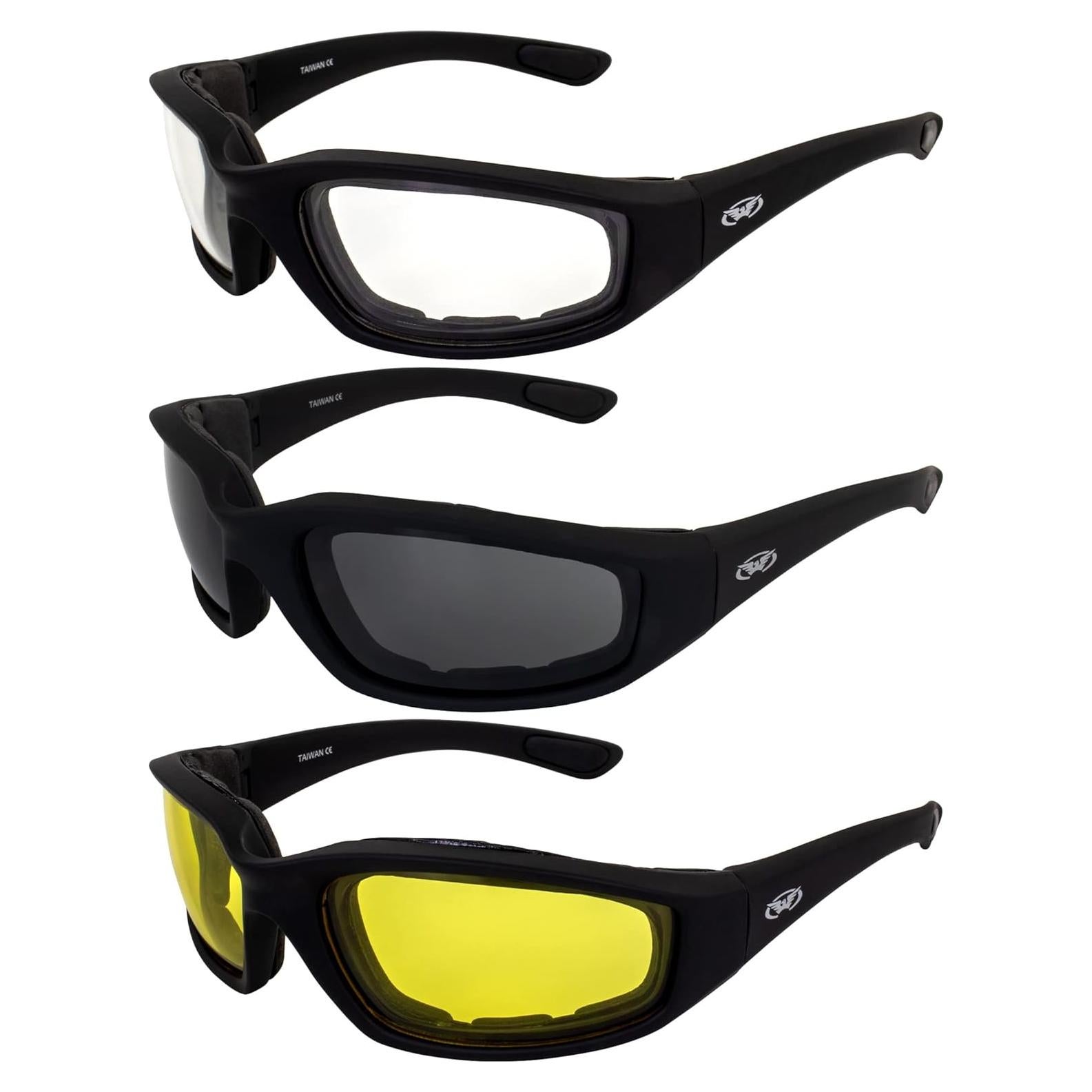Gafas de Sol Global Vision Kickback 3 Pares con Almohadillas