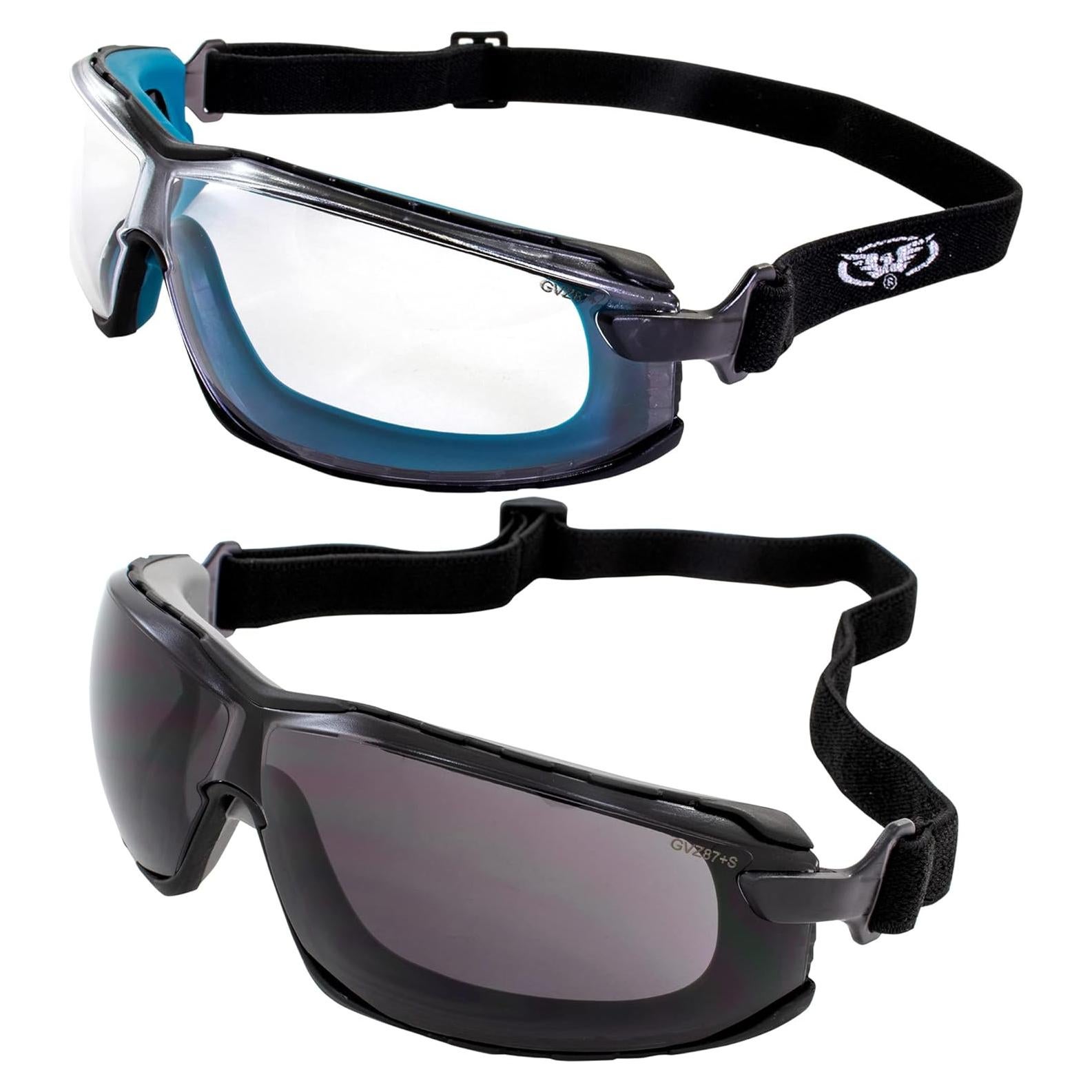 Gafas de Seguridad Global Vision Sunn Up Anti-vaho UV 2 Pares