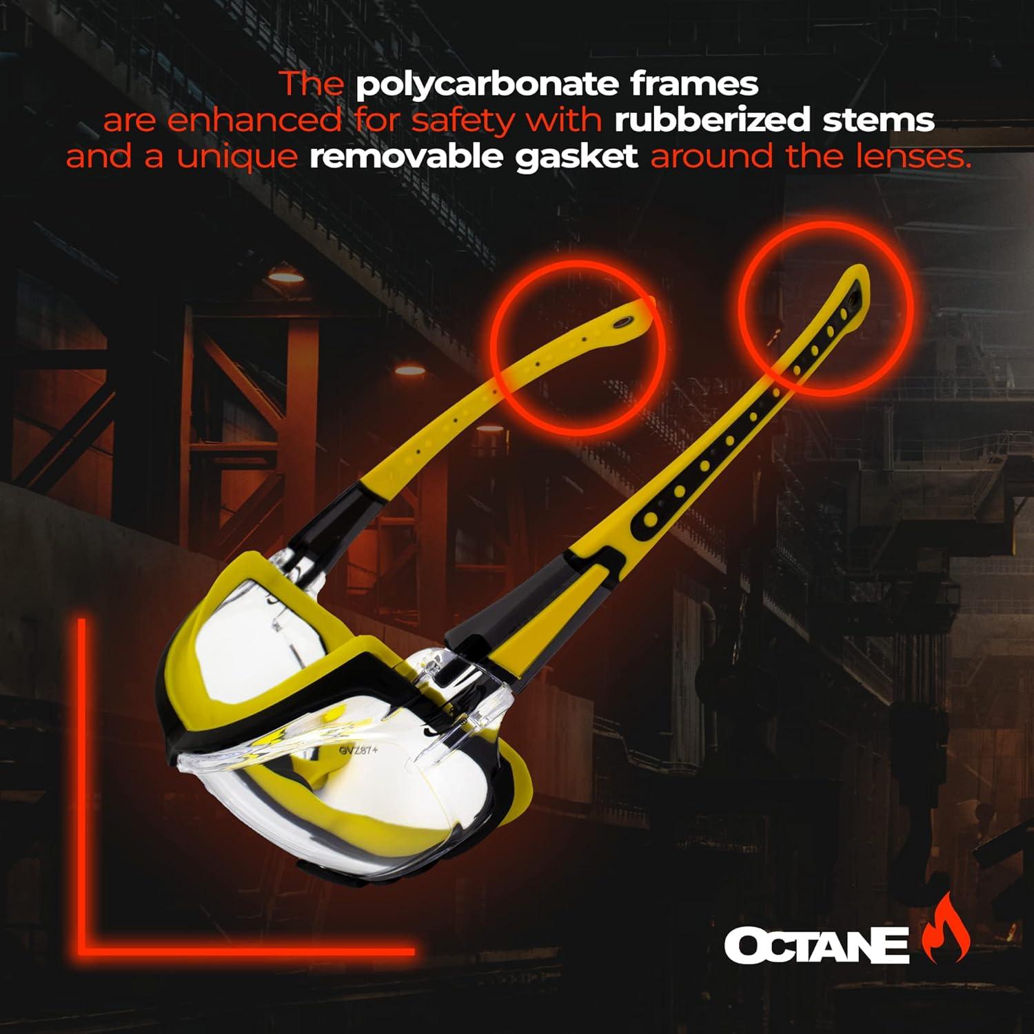 Gafas de Seguridad Global Vision Octane Sport UV400 Antivaho