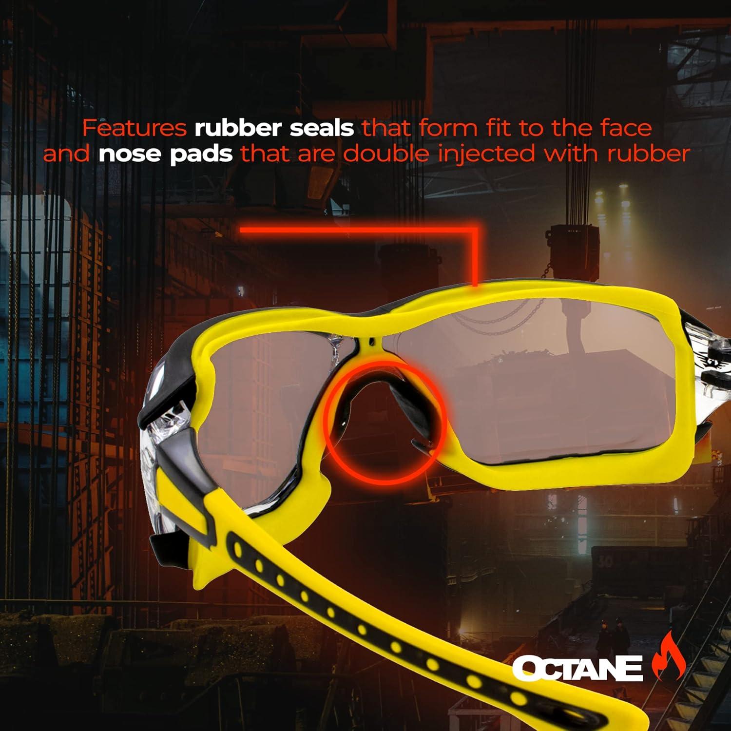 Gafas de Seguridad Global Vision Octane Sport UV400 Antivaho