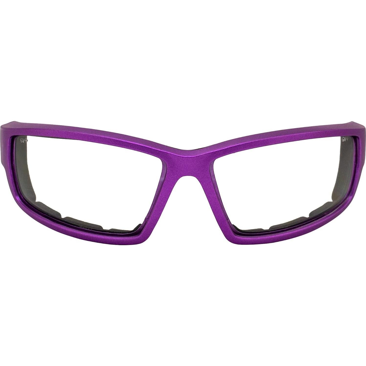 Gafas de Motocicleta Global Vision Sly Acolchadas UV400 Púrpura