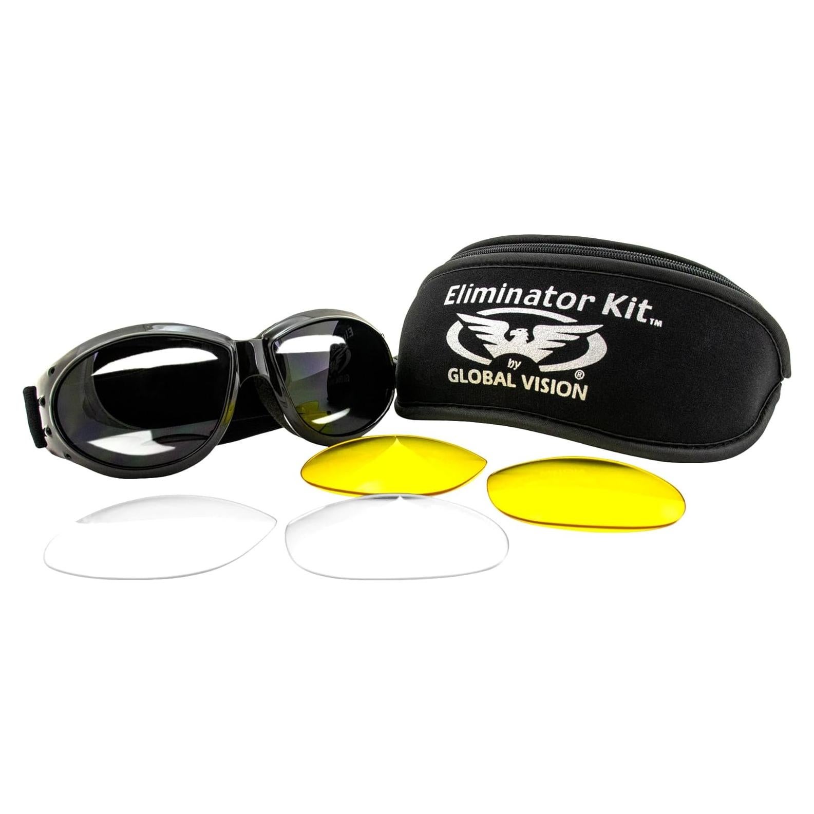 Kit de Gafas de Deporte Global Vision Eliminator 3 Lentes