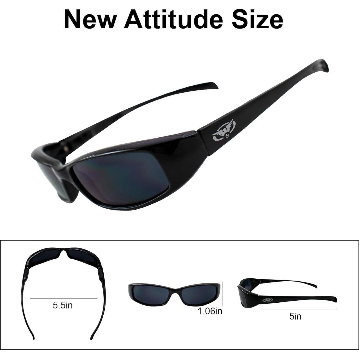 Gafas de sol deportivas Global Vision New Attitude - 2 pares