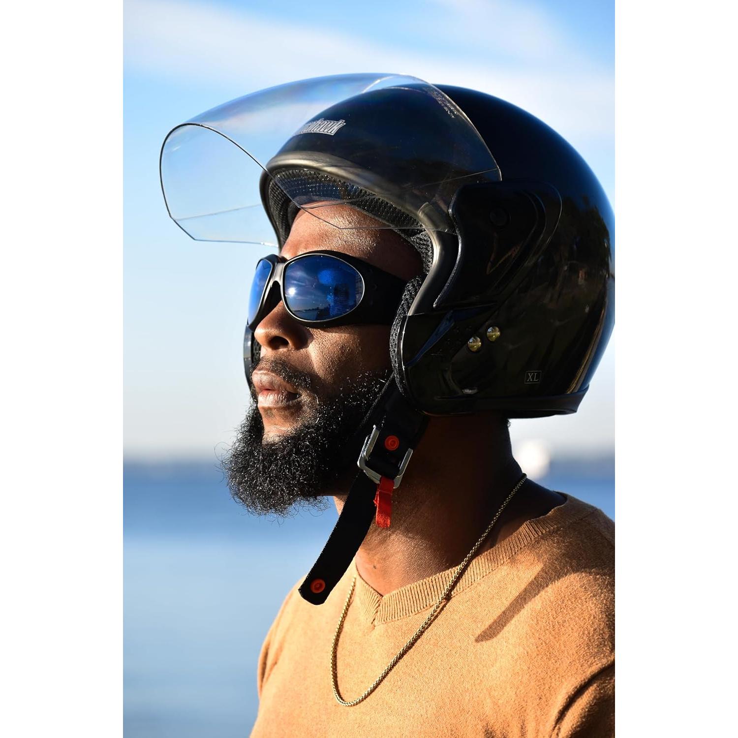 Gafas de Motocicleta Global Vision Eliminator Lente Azul