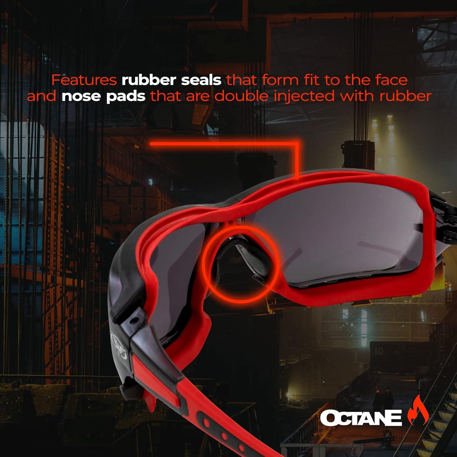 Gafas de Motocicleta Global Vision Octane - 2 Pares Lentes Ahumados